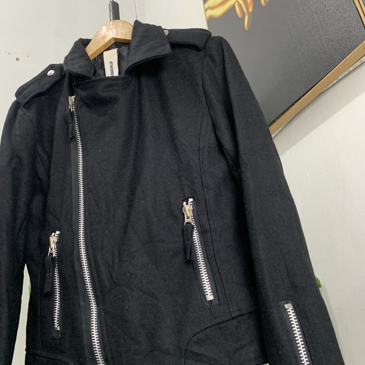 Attachment × Japanese Brand × Kazuyuki Kumagai Attachment Attachment Bikers Wool Jacket Japan Ramones Style Size US M / EU 48-50 / 2 - 4 Thumbnail
