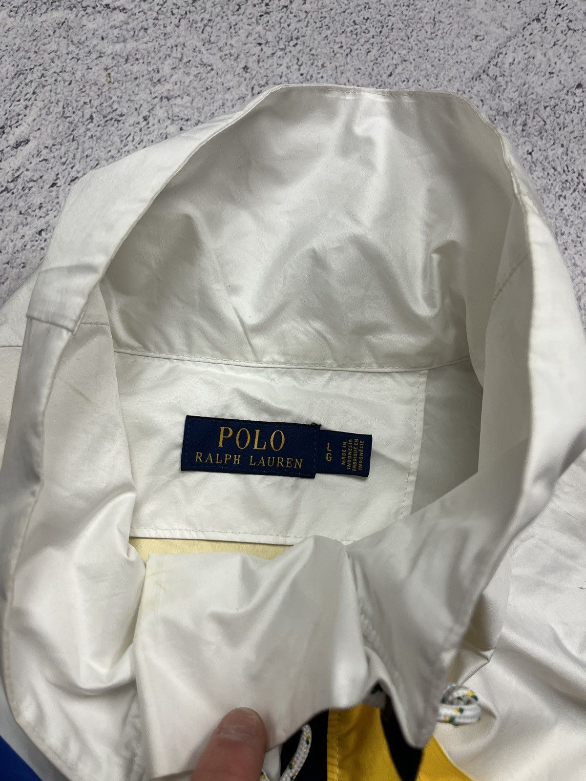Polo Ralph Lauren Polo Ralph Lauren Windbreaker Anorak Jacket Multicolor Rare Size US L / EU 52-54 / 3 - 7 Thumbnail