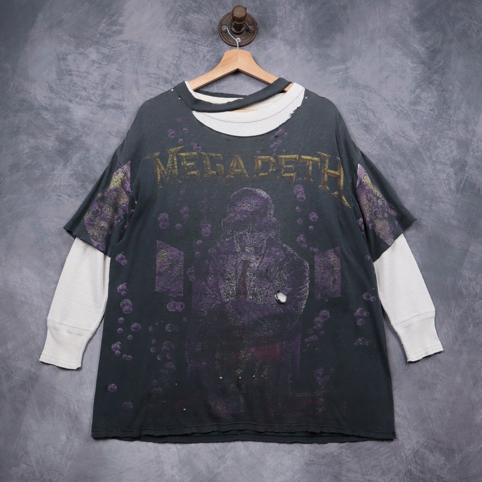 Brockum × Megadeth × Vintage Vintage 1990 Megadeth Rust In Peace
