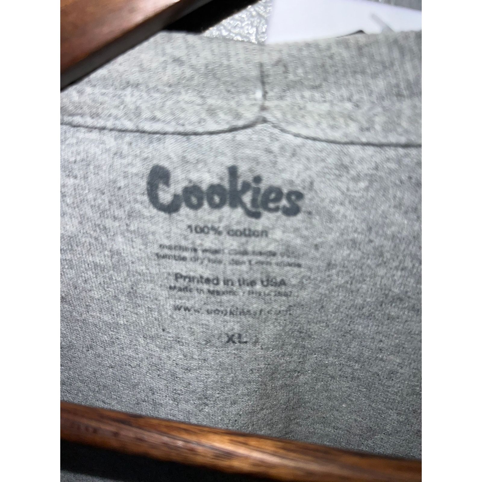 Cookies Cookies Shirt Premium Goods Gray Graphic Tee X-Large Stained Size US XL / EU 56 / 4 - 7 Thumbnail