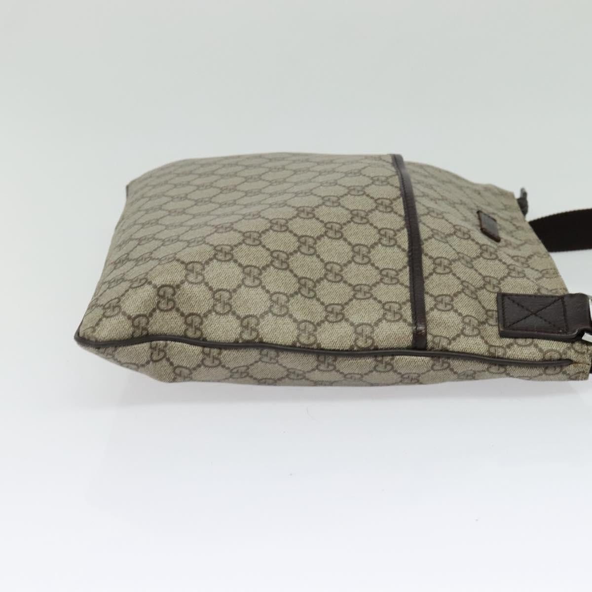 Gucci GUCCI GG Supreme Shoulder Bag Pvc Leather Beige Silver Size ONE SIZE - 5 Thumbnail