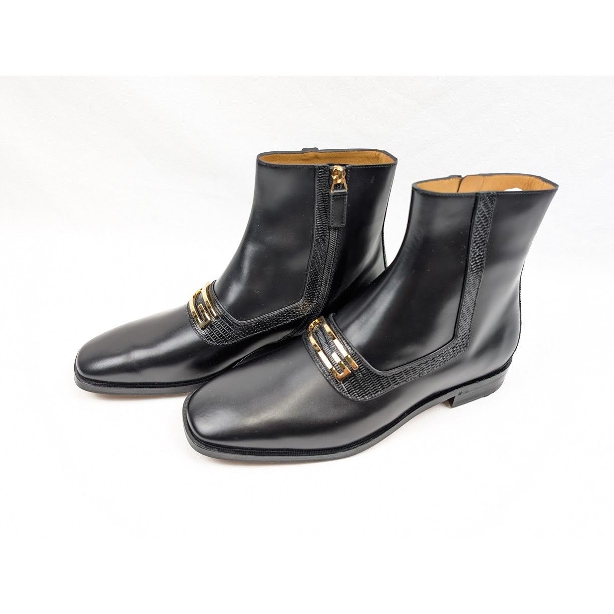 Gucci o1rshd1 Horse Calf Boots in Black Size US 10 / EU 43 - 18 Thumbnail