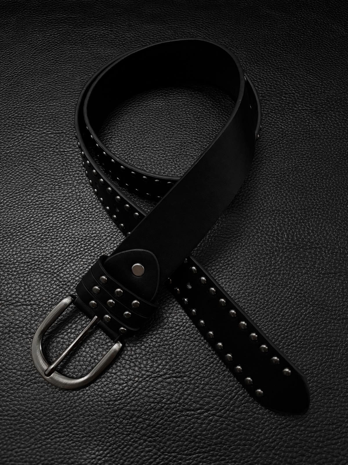 Japanese Brand Double Row Stud Belt Size ONE SIZE - 1 Thumbnail