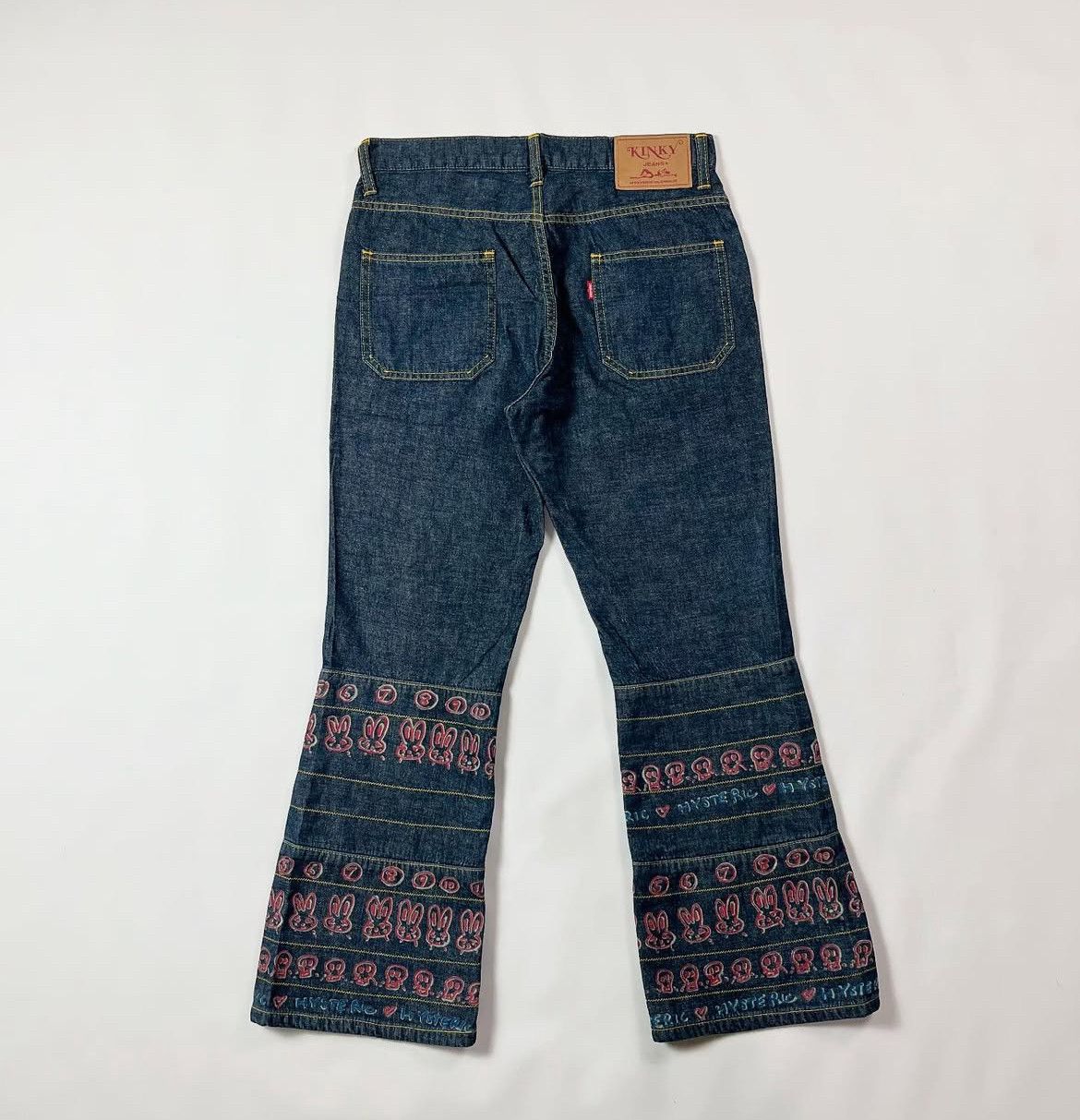 Hysteric Glamour 2000s Hysteric Glamour Kinky Printed Leg Jeans y2k Lgb Size US 29 - 1 Thumbnail