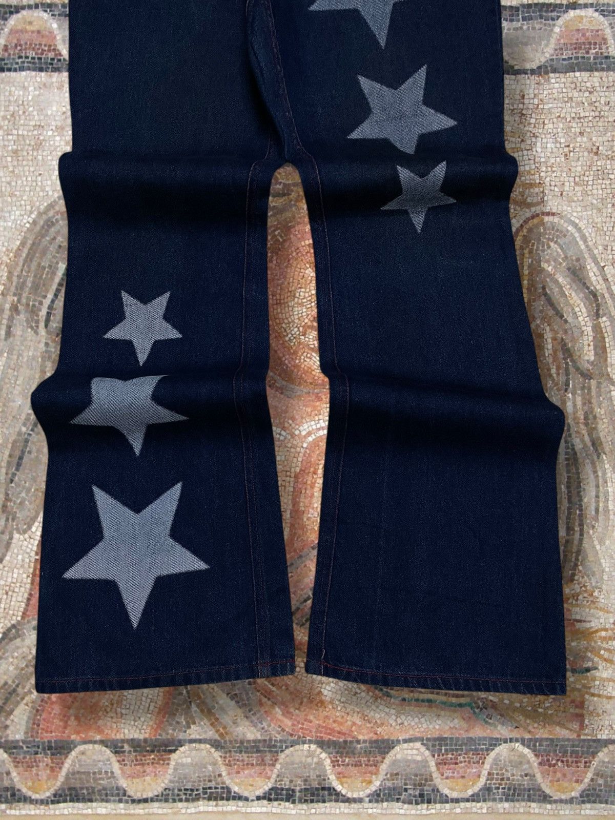 Hysteric Glamour Vintage 1990s Japan Designer QUICK Pop Star Flared Denim Size US 30 / EU 46 - 3 Thumbnail
