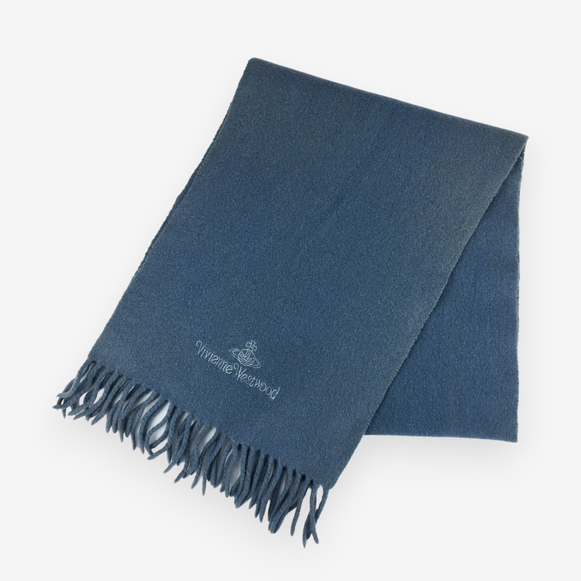 Vintage × Vivienne Westwood Vintage Vivienne Westwood Scarf Muffler Wool Orbs Scarves Size ONE SIZE - 1 Thumbnail