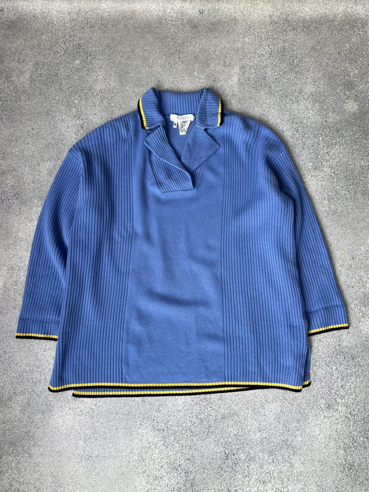 Escada × Vintage Vintage Escada Blue Women’s Sweater Rare Size M / US 6-8 / IT 42-44 - 1 Thumbnail