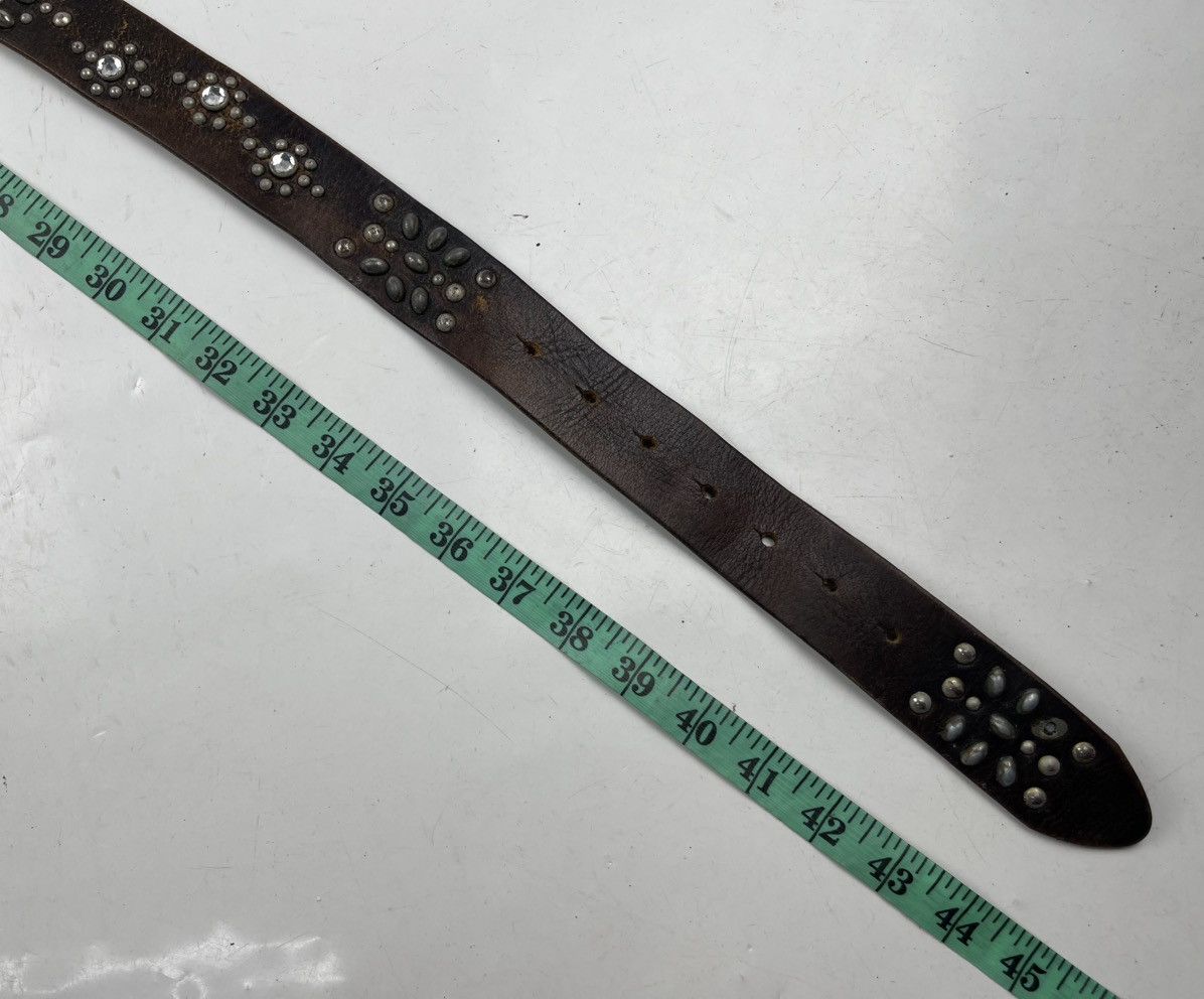 Seditionaries distressed studded leather belt tc42 Size 40 - 9 Thumbnail