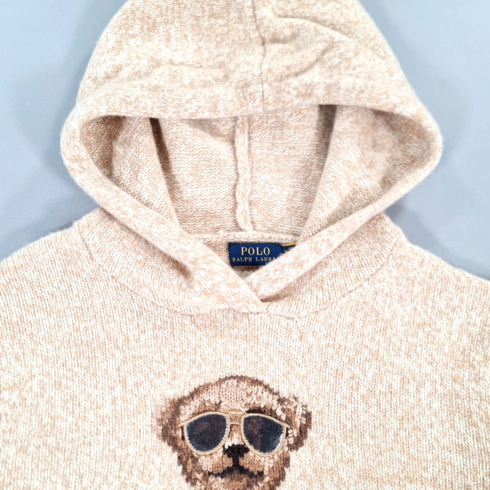 Polo Ralph Lauren Polo Ralph Lauren Hoodie Womens Beige L Wool Cashmere Knit Pullover Size L / US 10 / IT 46 - 4 Thumbnail