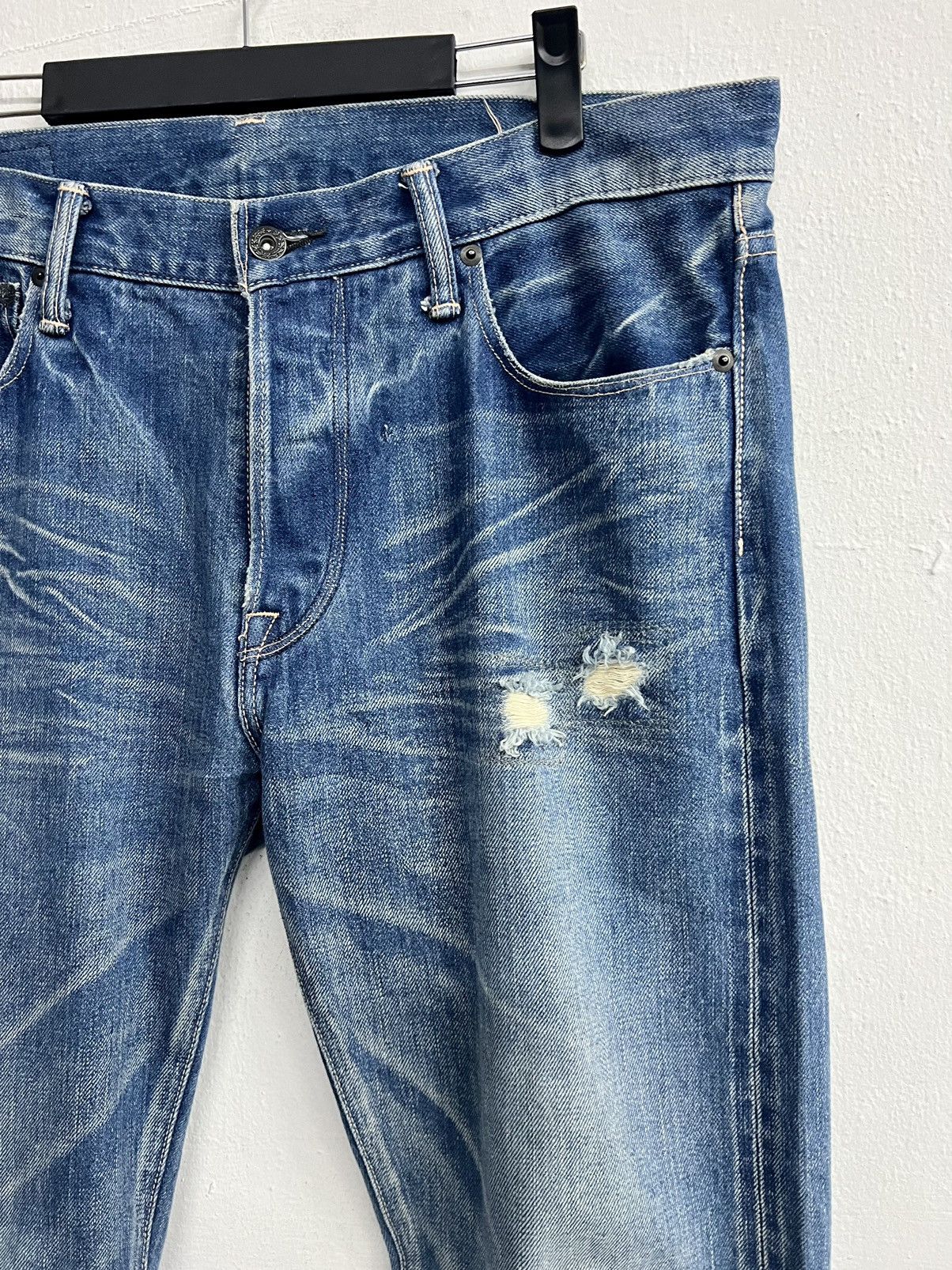If Six Was Nine × Japanese Brand × KURO KURO JAPAN DENIM SELVEDGE JEANS Size US 34 / EU 50 - 6 Thumbnail