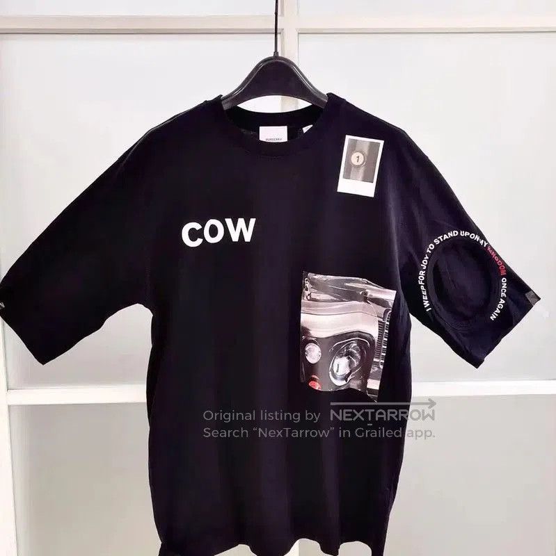 Burberry Burberry Black Women's T-Shirt with Graphic Print. Size XS / US 0-2 / IT 36-38 - 1 Thumbnail