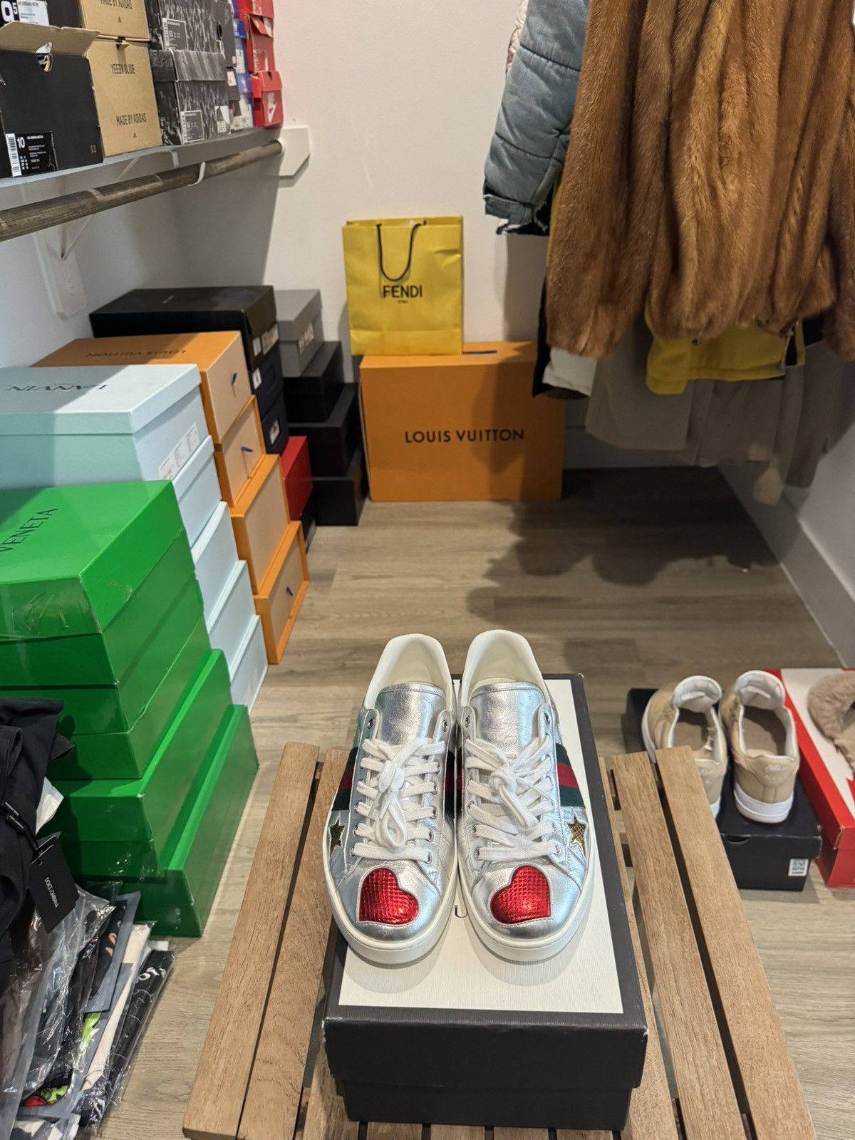 Gucci Gucci ace star sneakers Size US 8 / EU 41 - 9 Thumbnail