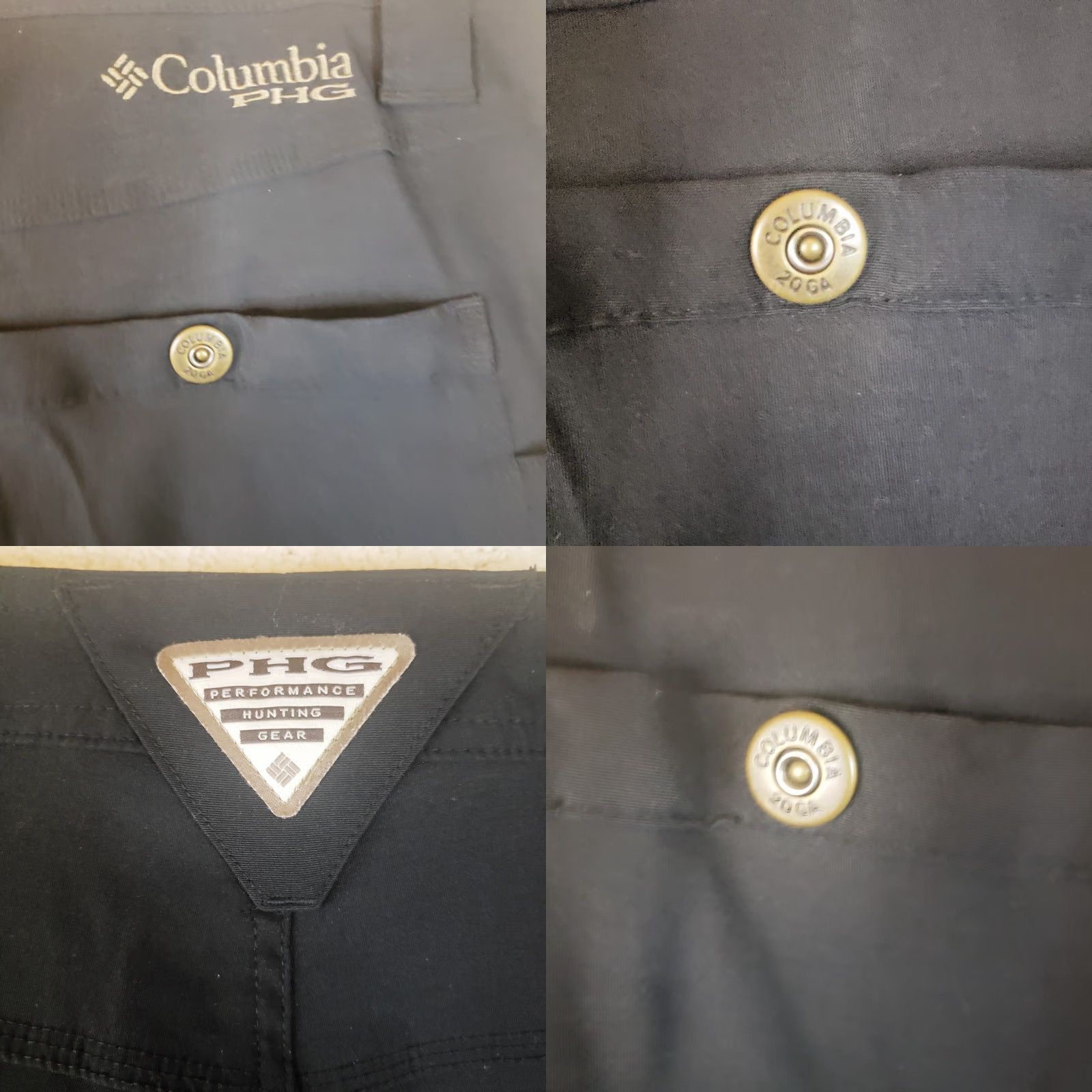 Vintage Columbia PFG Pants 36X30 Black Outdoor Activewear Cargo 5-Pocket Regular Straight Mens Size US 36 / EU 52 - 9 Thumbnail