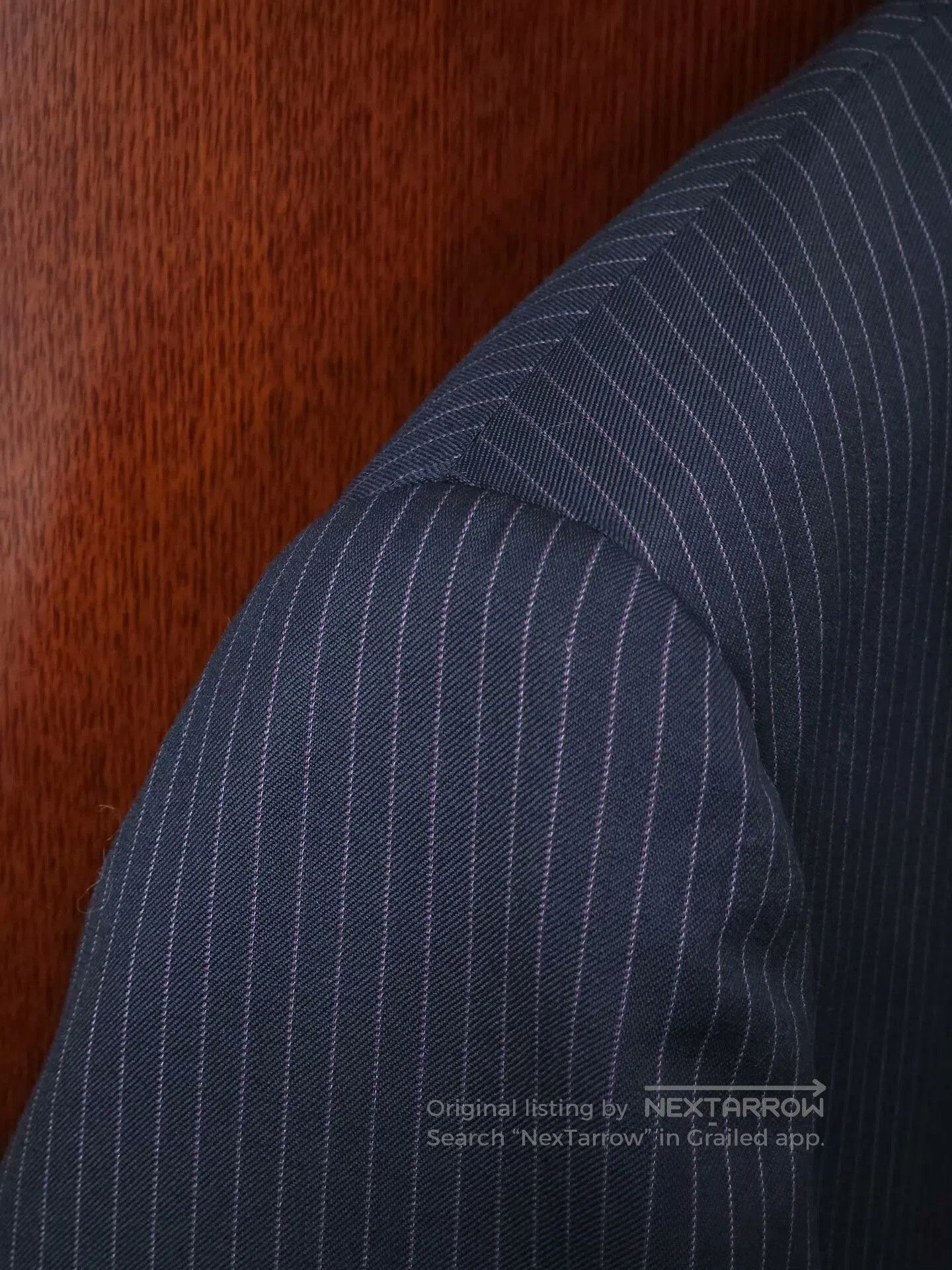 Ermenegildo Zegna Zegna Italian Wool Striped Suit Jacket. Size US S / EU 44-46 / 1 - 2 Thumbnail