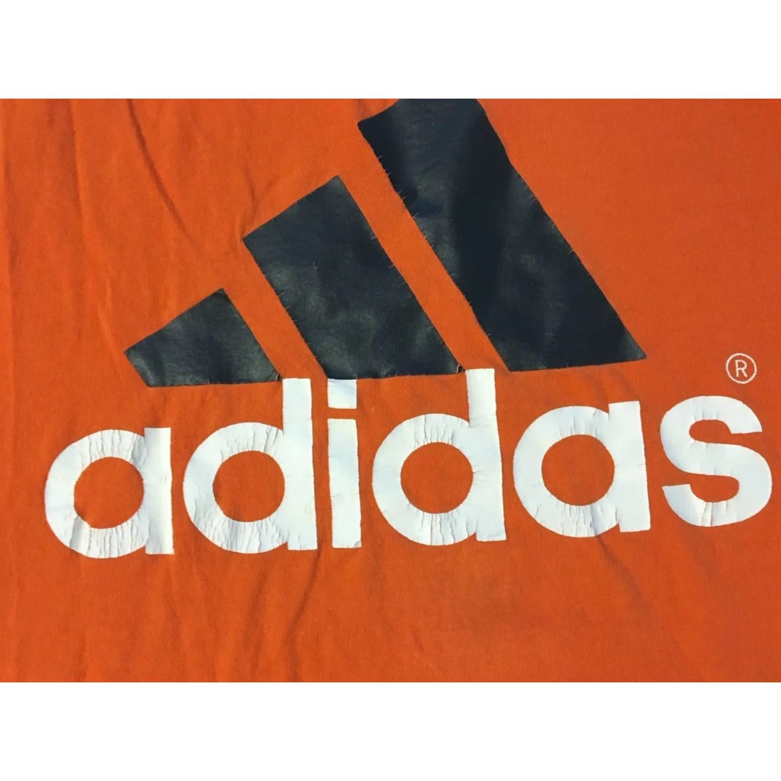 Adidas adidas Trefoil Shirt L Stripes Athletic Basketball Vtg Gym Track Soccer Baseball Shirt Mens Orange Short Sleeve Crew Neck Graphic Tee Size US L / EU 52-54 / 3 - 2 Thumbnail