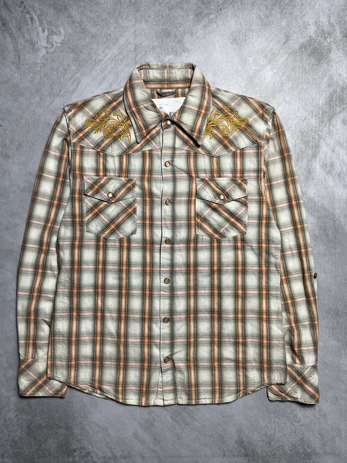 2000’s Agate Label - Western Tribal Button Shirt