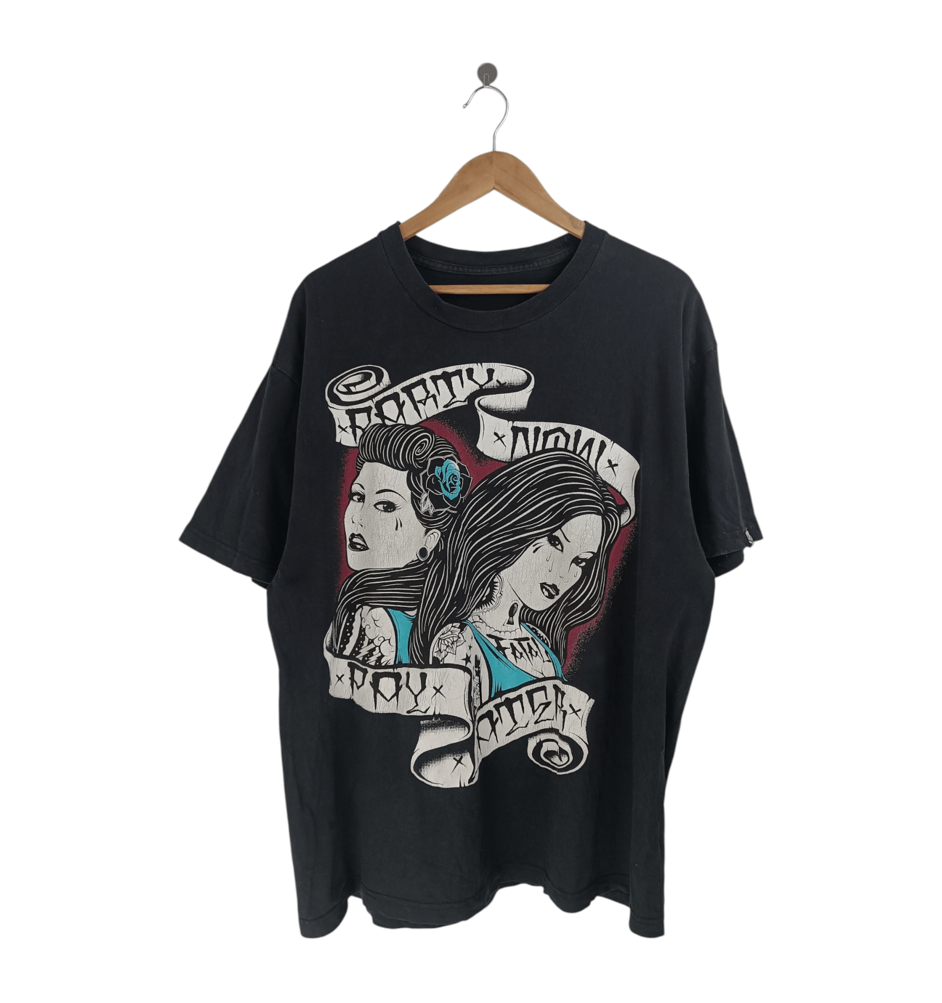 VINTAGE Y2K FATAL PARTY NOW PAY LATER SEXY ADULT TATOO PUNK