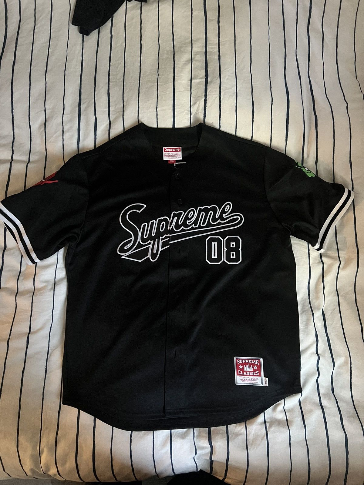 Supreme Supreme Mitchell & Ness Downtown Hell Baseball Jersey 