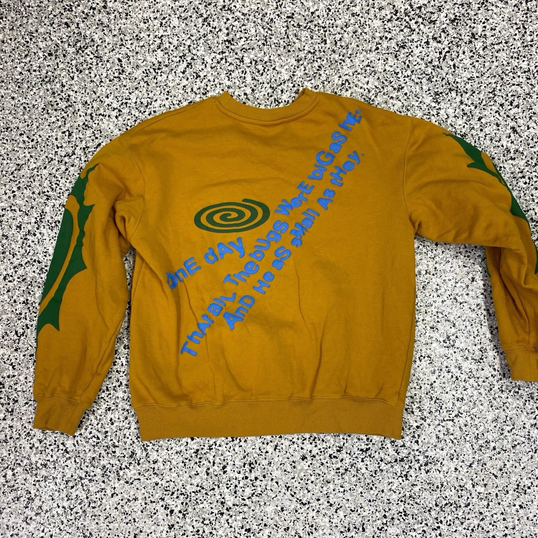 Disney Disney Parks Mickey & Co Sweatshirt Crewneck Asleep Flower & Garden Yellow M Unisex Adults Medium Graphic Print Logo Sweatshirt Crew Neck Disney Brand Size US M / EU 48-50 / 2 - 7 Thumbnail