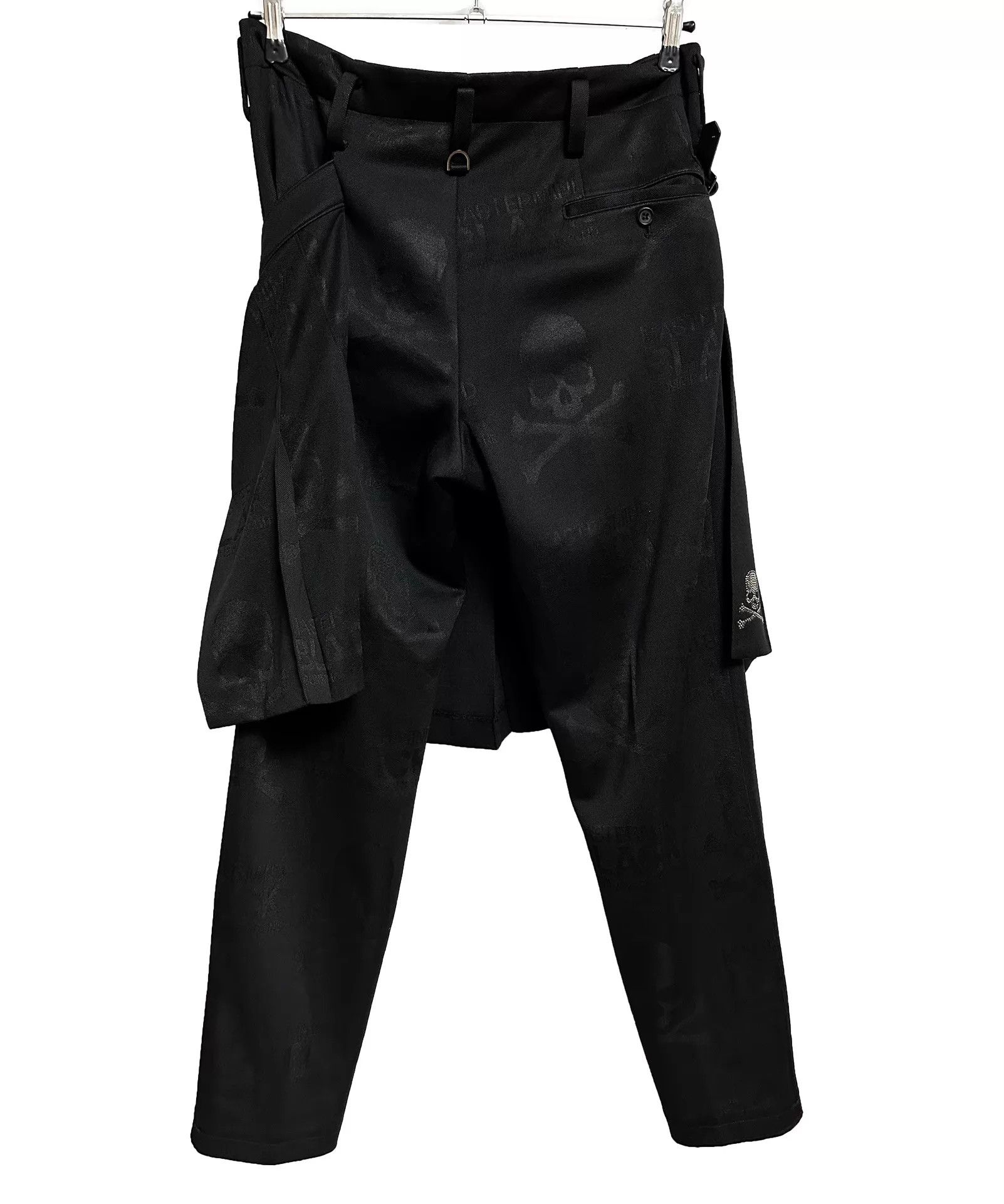 Comme des Garcons mmj x CDG BLACK SWAROVSKI skull hem skort L NWT Size US 34 / EU 50 - 2 Thumbnail