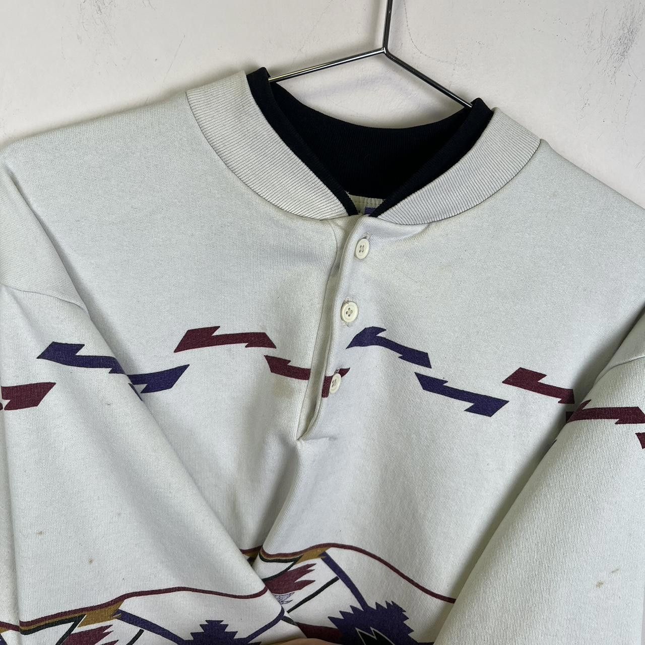 Native Vintage Southwestern Style Pullover Sweatshirt 90s Size XL Size US XL / EU 56 / 4 - 4 Thumbnail
