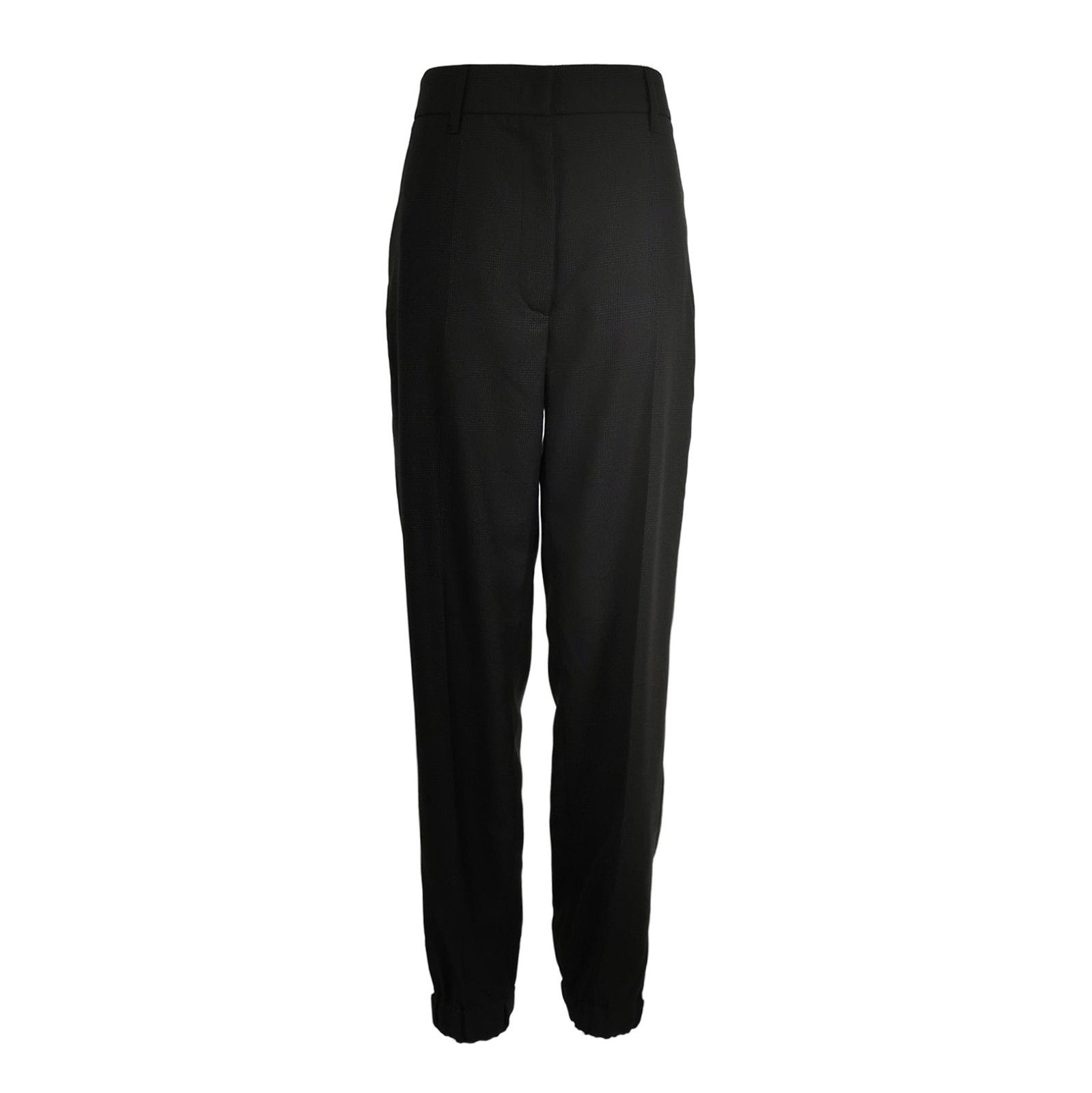 Prada Prada Wool-Silk Blend Black Trousers Size 40 0089 Size 40" / US 18 - 1 Thumbnail