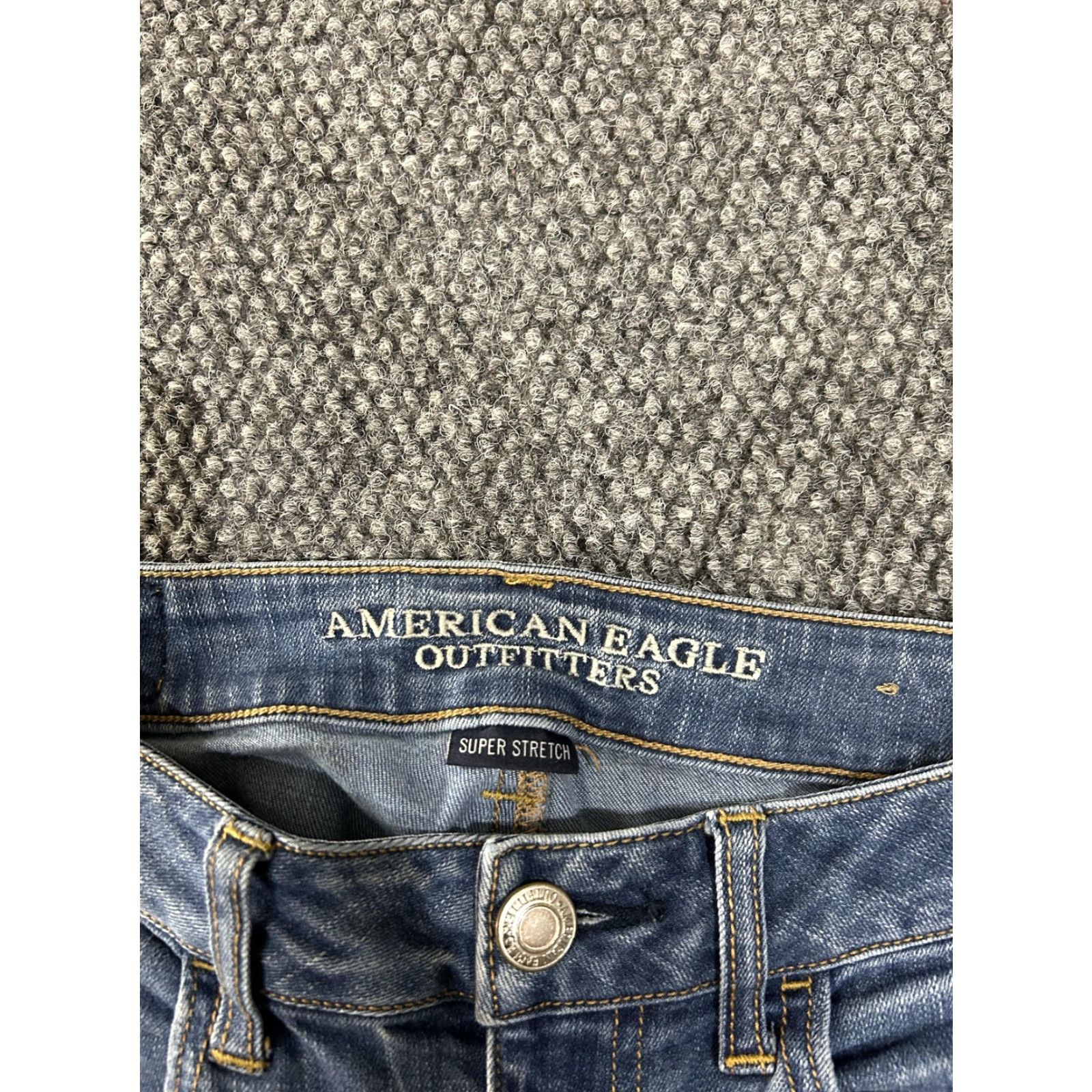 American Eagle Outfitters American Eagle Outfitters Jeans Womens 2 Blue Jegging Super Stretch Skinny Denim Jeans Size 26" / US 2 / IT 38 - 3 Thumbnail