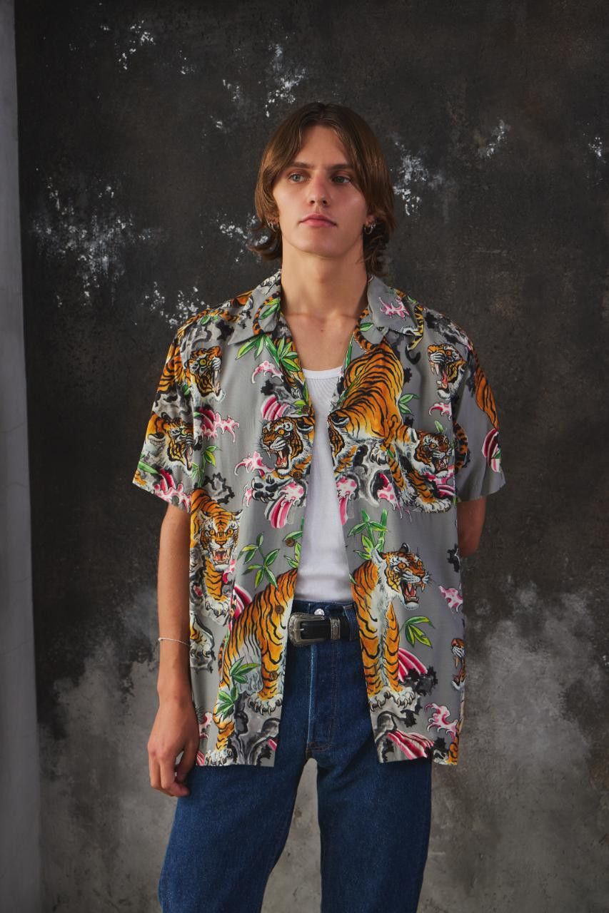 Wacko Maria WACKO MARIA TIM LEHI TIGER ALOHA SHIRT Size US L / EU 52-54 / 3 - 2 Thumbnail