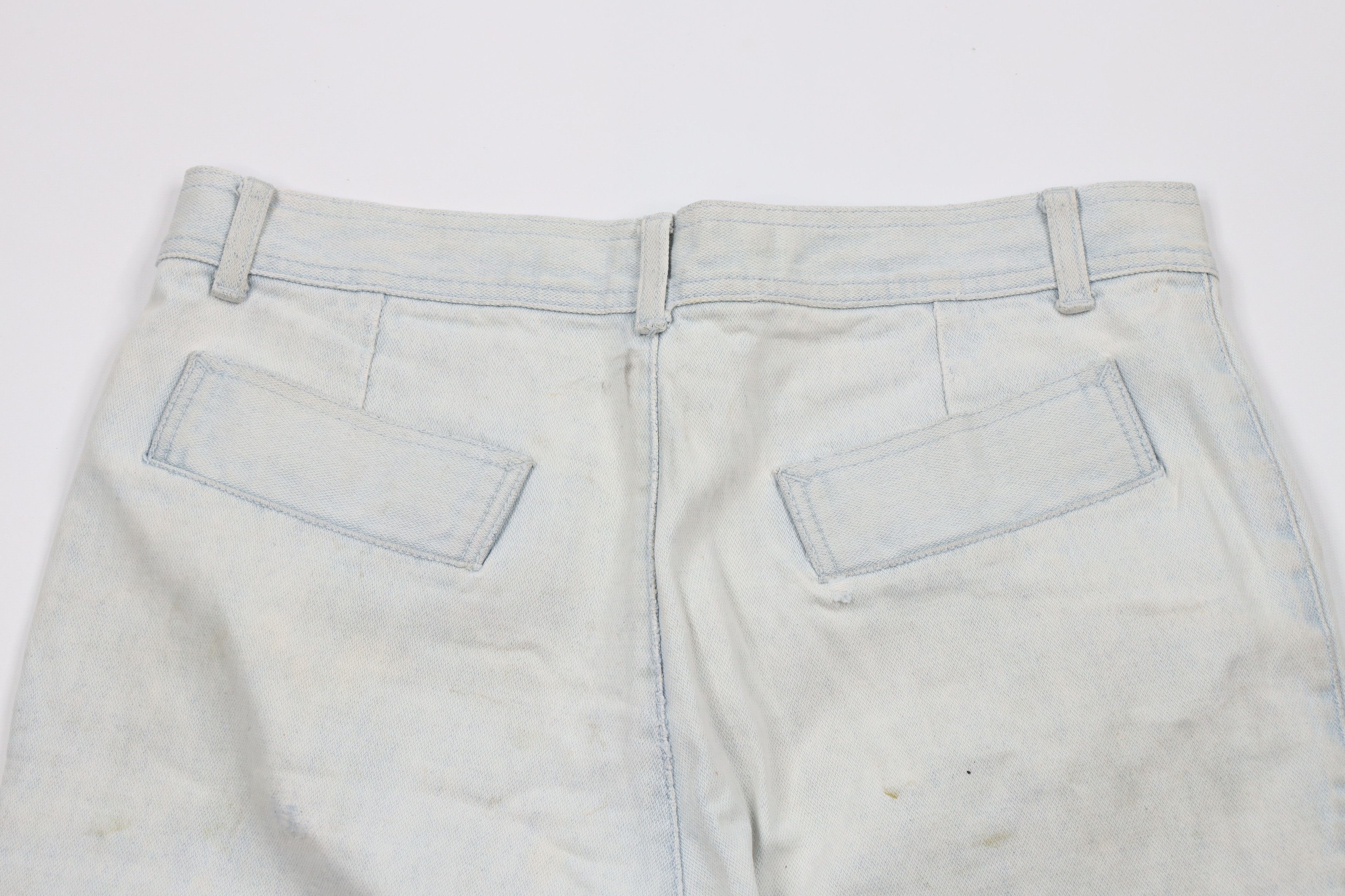 Vintage Vintage 70s Streetwear Flared Bootcut Denim Jeans Blue Size US 32 / EU 48 - 11 Thumbnail