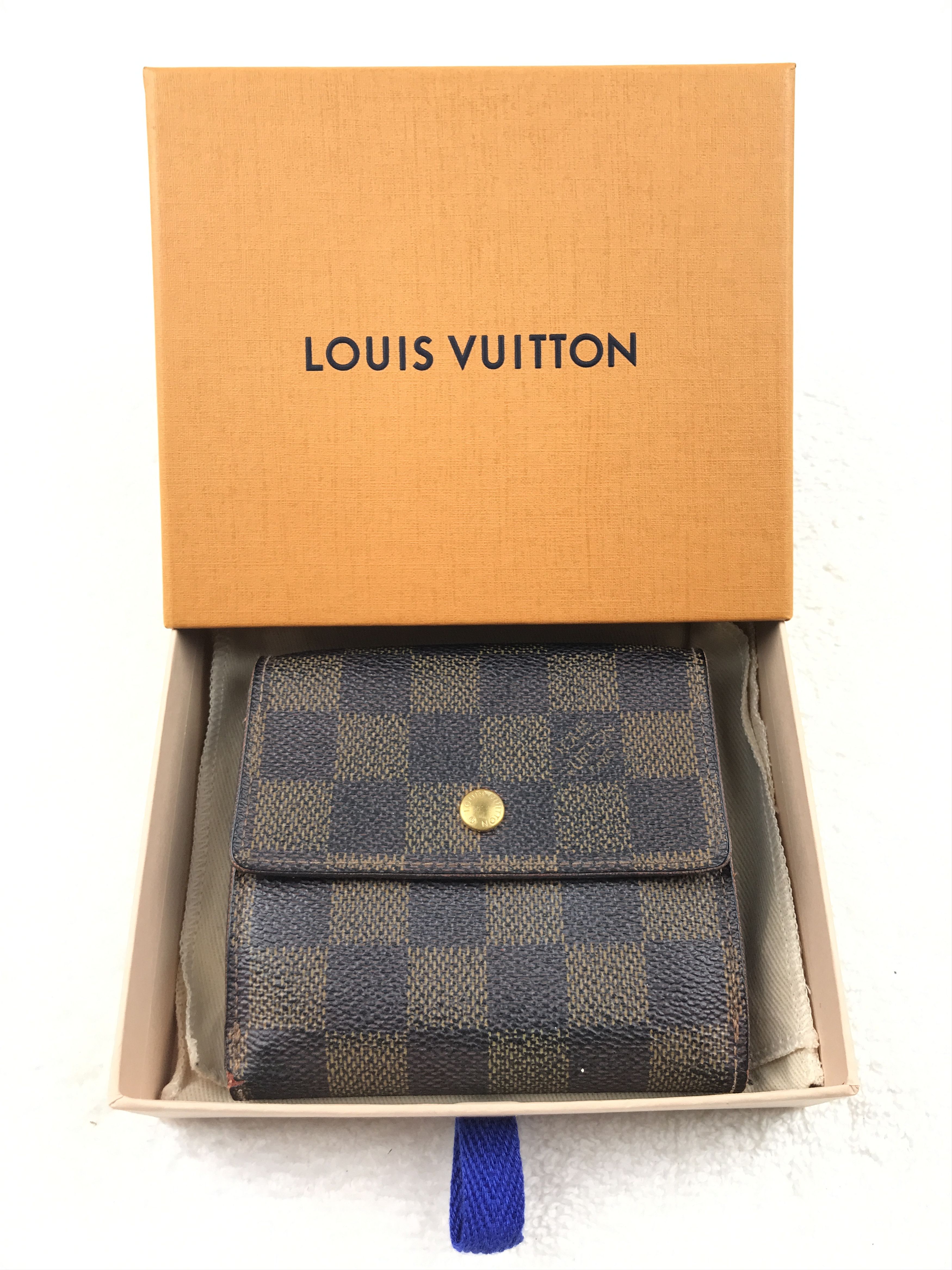 Designer × Louis Vuitton × Vintage Vintage Louis Vuitton Anais Damier Ebene Wallet Size ONE SIZE - 1 Thumbnail