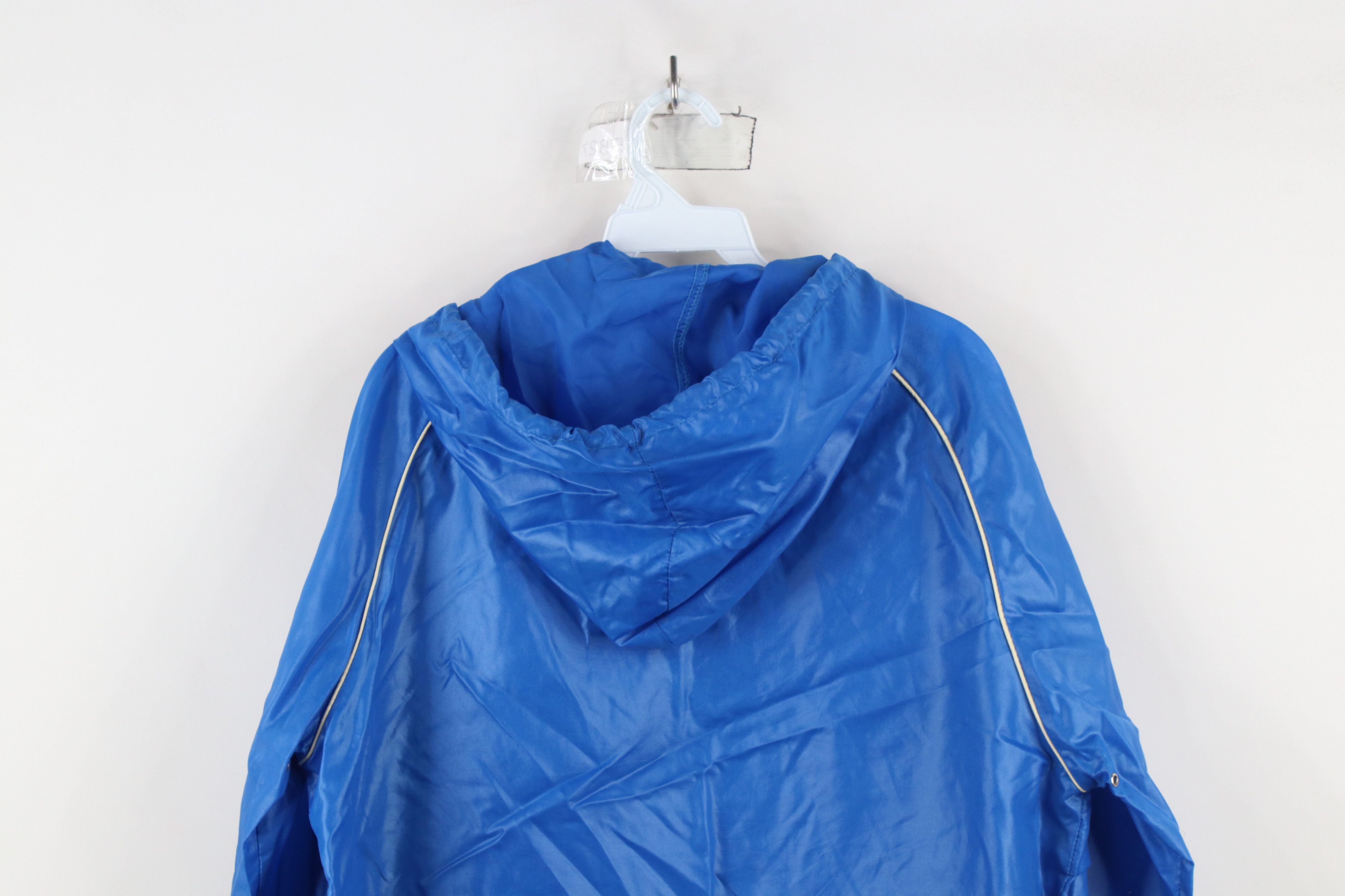 Vintage Vintage 70s 80s Streetwear Mills Packable Anorak Jacket Blue Size US M / EU 48-50 / 2 - 16 Thumbnail