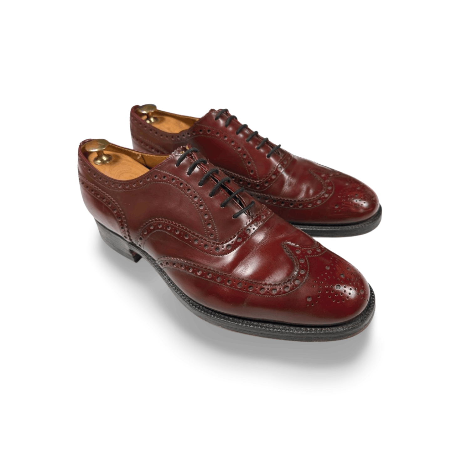 Church's Burwood Burgundy Oxblood Polished Binder Oxford Brogue UK 11 Size US 12 / EU 45 - 3 Thumbnail