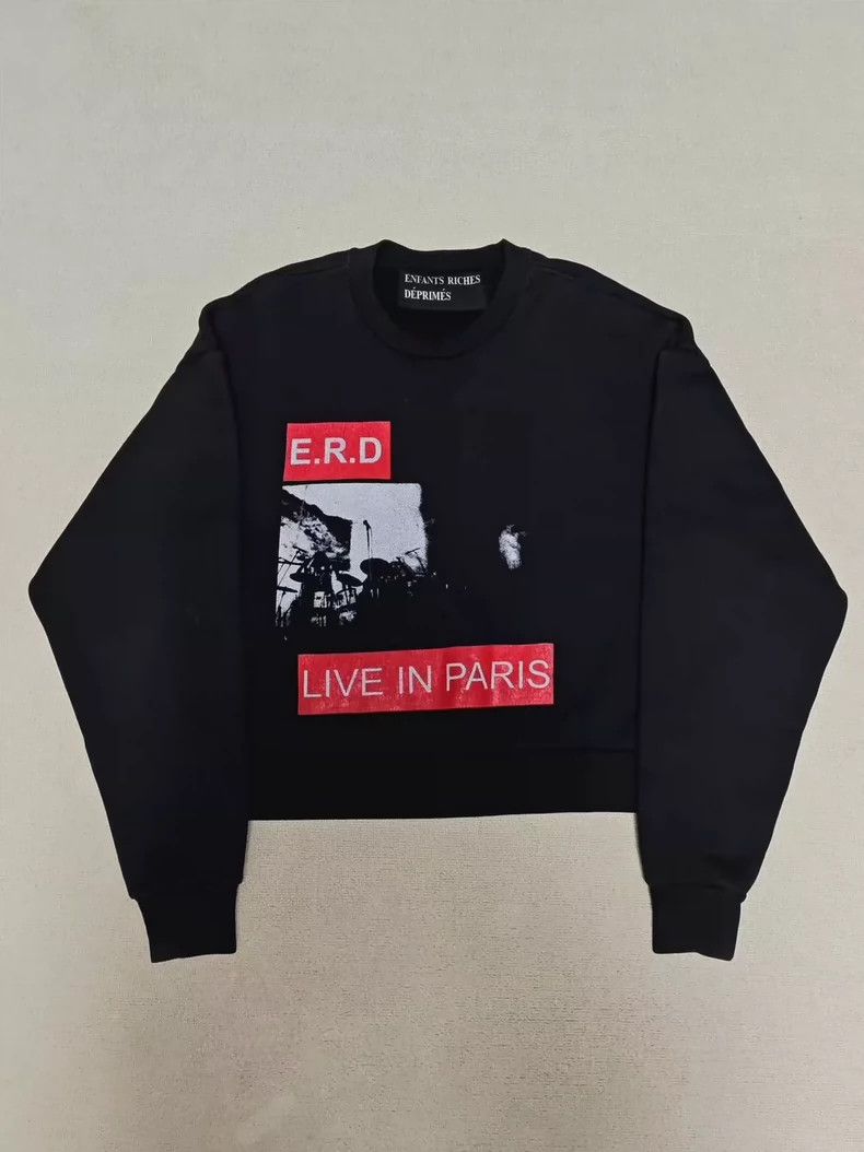 Enfants Riches Deprimes Enfants Riches Deprimes Slogan Black and White Image Long S Size US M / EU 48-50 / 2 - 1 Thumbnail