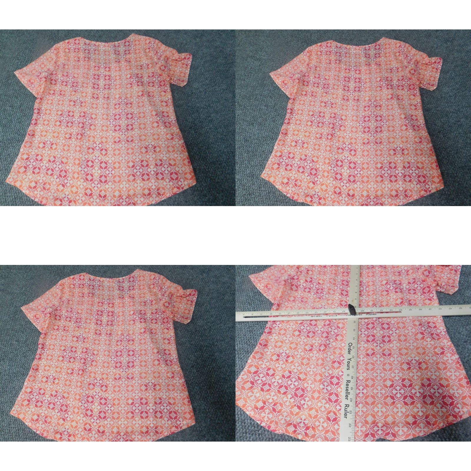 Vintage Kim Rogers Blouse Shirt Womens Small Gray Plaid Button-Down Henley Pullover Casual Regular S Gray Modern Women Size S / US 4 / IT 40 - 8 Thumbnail