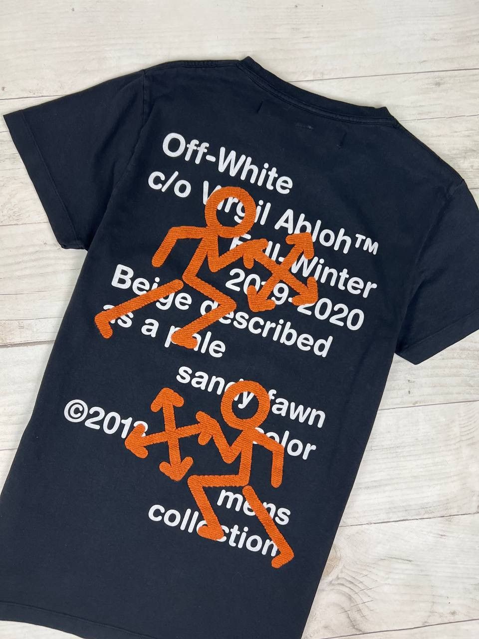 Off-White Off-White 2019 Pictogram Stickman Tee Size US XS / EU 42 / 0 - 10 Thumbnail