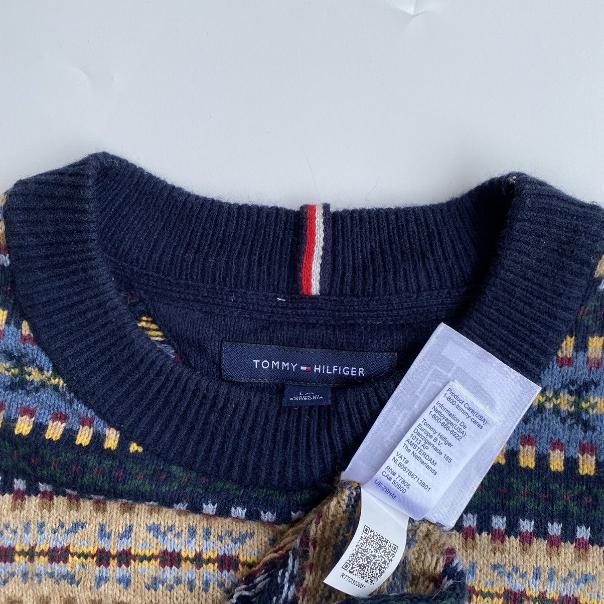 Coogi × Tommy Hilfiger × Vintage ❌SOLD OUT❌ Knitwear vintage pattern by Tommy Hilfiger Size US XL / EU 56 / 4 - 5 Thumbnail