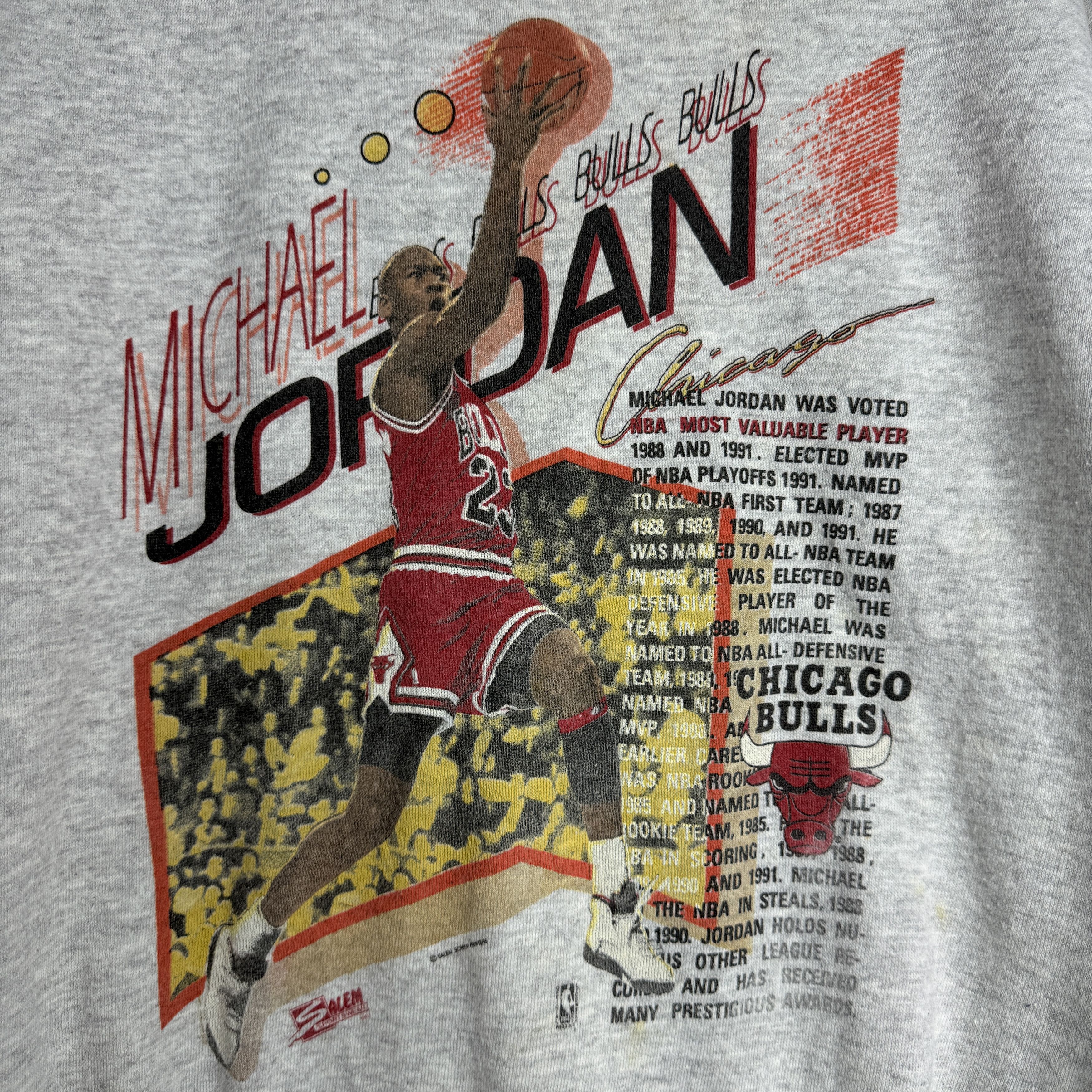 Salem Sportswear Salem x michael jordan vintage Nba sweatshirt 80s Size US L / EU 52-54 / 3 - 3 Thumbnail