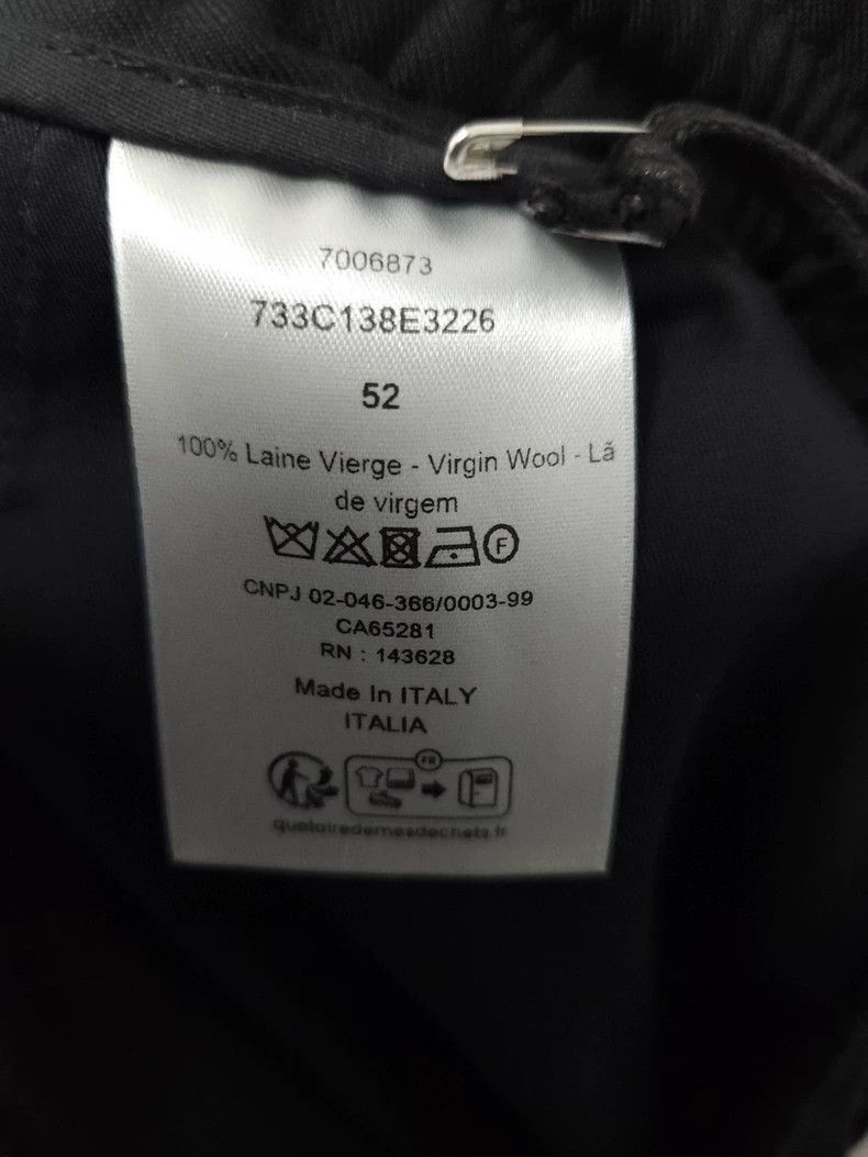 Dior Dior Black Wool Casual Pants-2505 Size US 44 / EU 60 - 5 Thumbnail