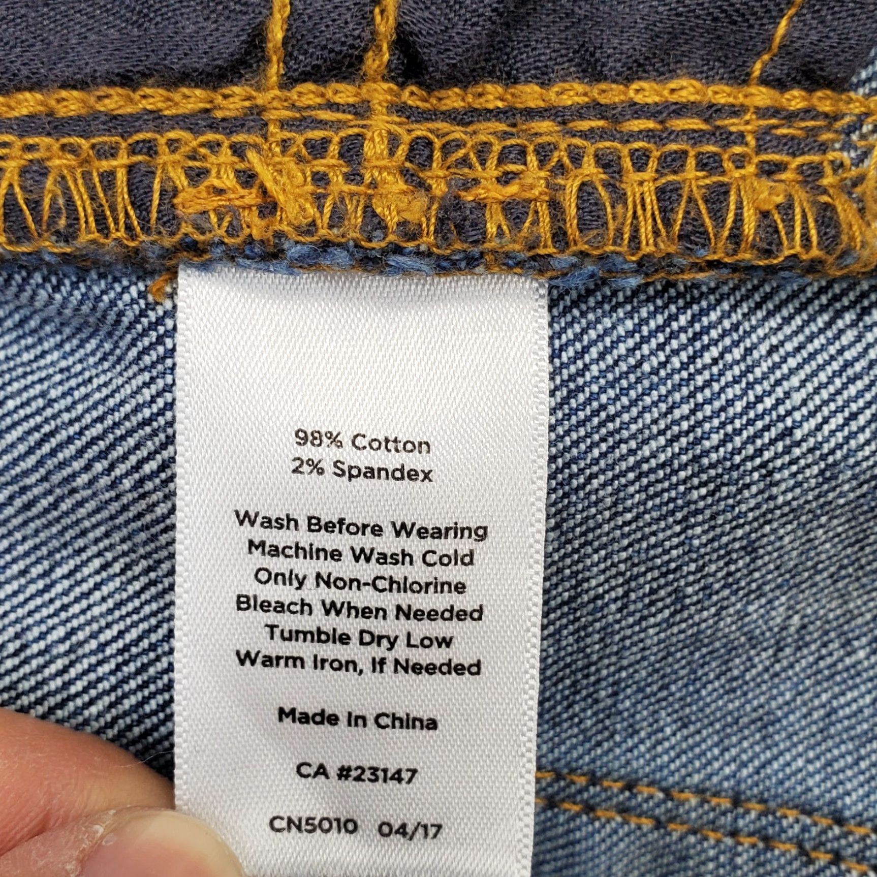 Talbots Talbots Straight Jeans Women 2 Blue Denim Stretch Whiskered Five-Pocket Jeans 5-Pocket Design Size 2 Women Blue Denim Talbots Straight Jeans Women 2 Size 26" / US 2 / IT 38 - 8 Thumbnail