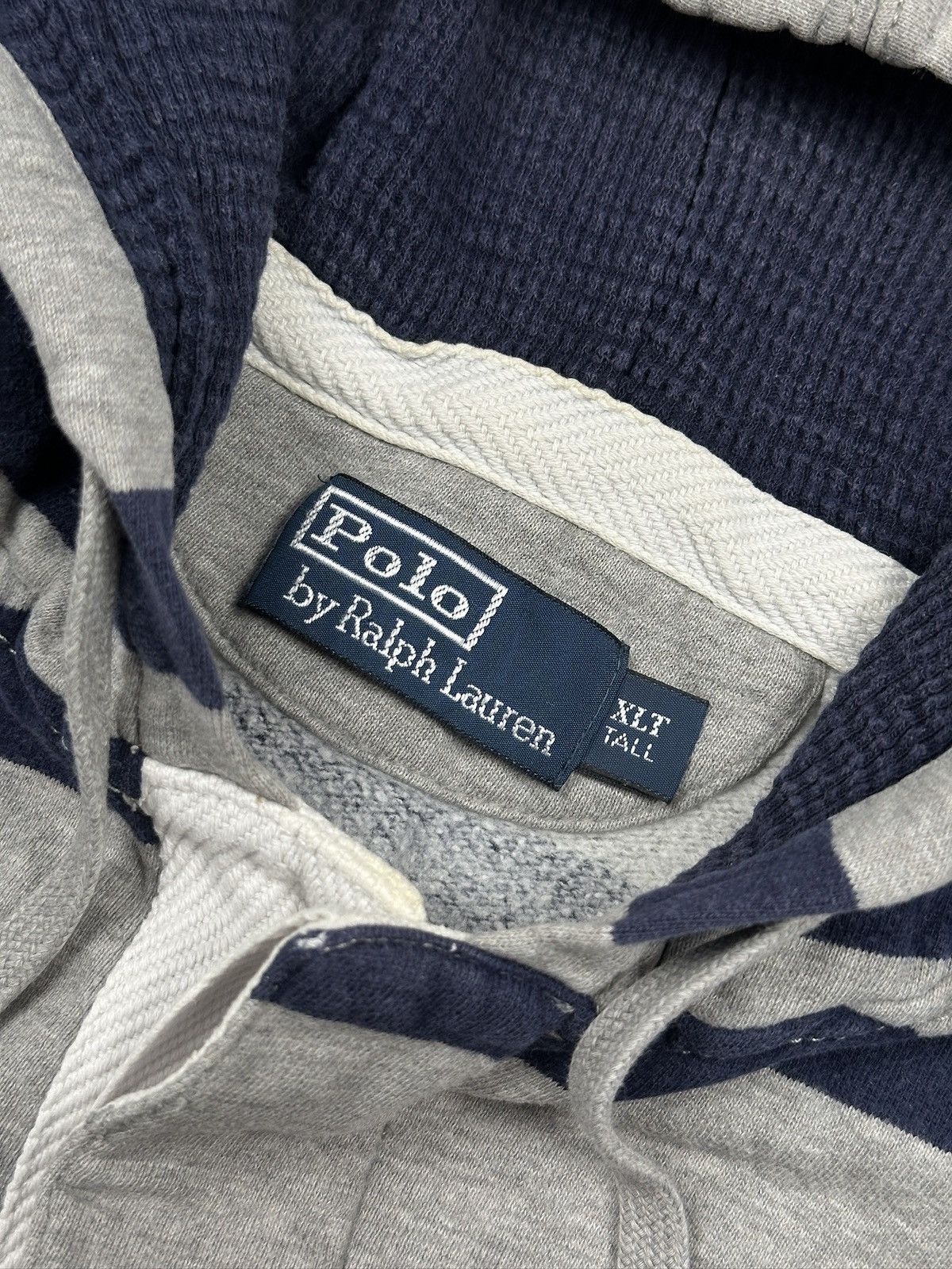 Polo Ralph Lauren Polo Ralph Lauren Striped Hoodie Preppy Archive Y2K Rugby Size US XL / EU 56 / 4 - 8 Thumbnail