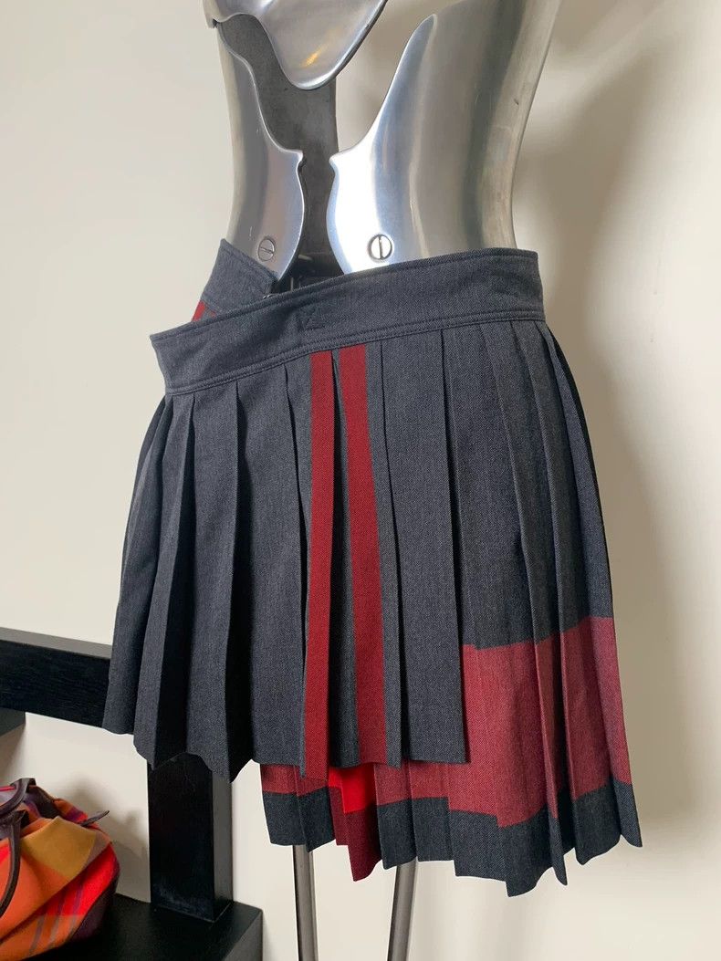 Y's Y's One-piece bandage pleated skirt Size 25" / US 0 / IT 36 - 9 Thumbnail
