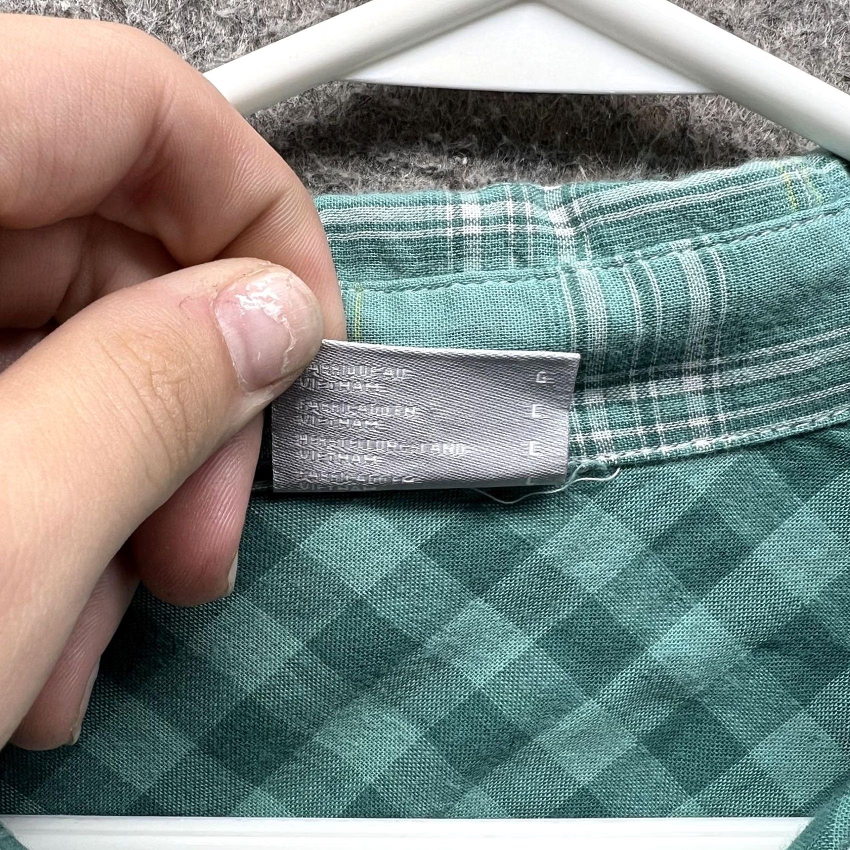Vintage Columbia Shirt Mens Large Green Plaid Button Down Long Sleeve Cotton Outdoor Size US L / EU 52-54 / 3 - 5 Thumbnail
