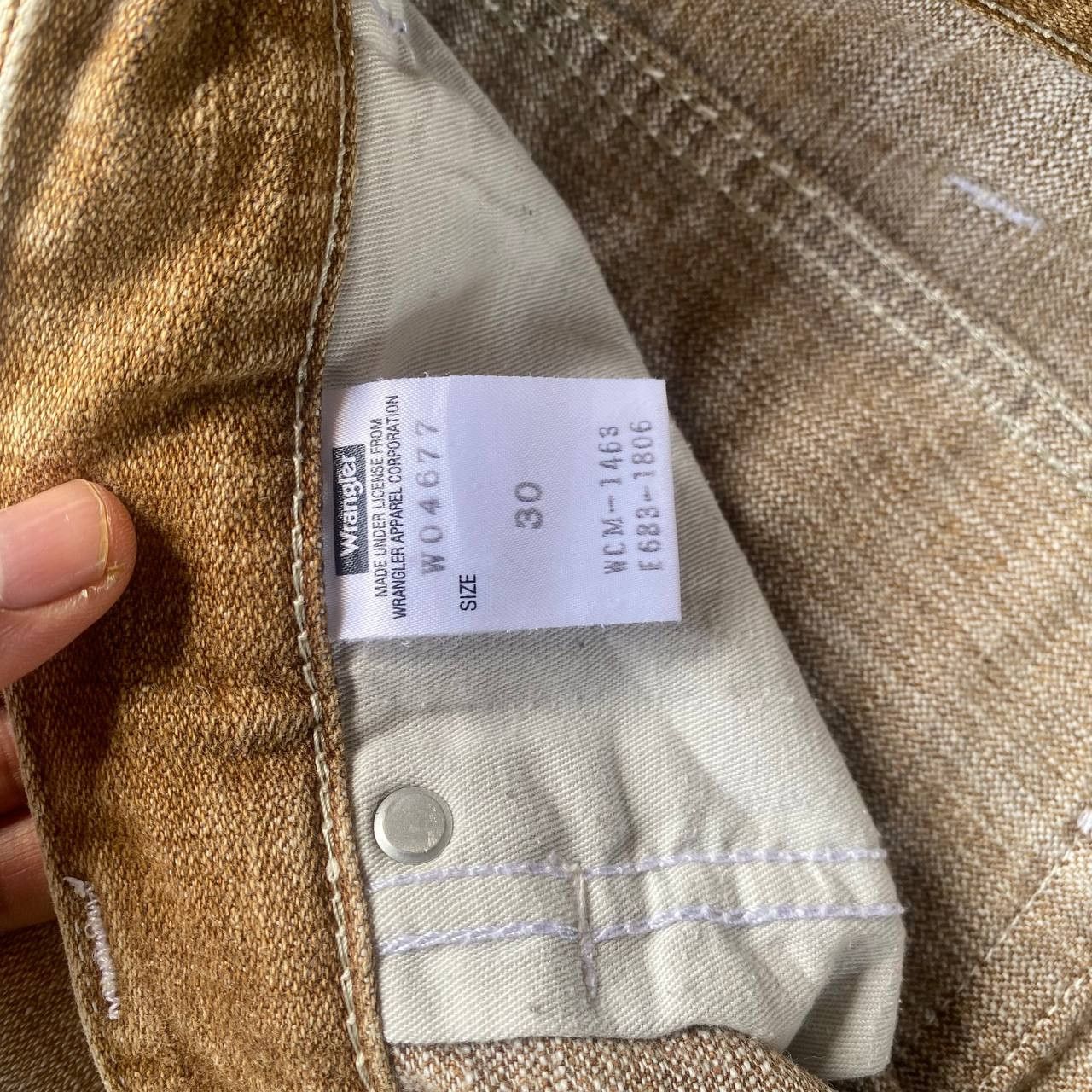Wrangler FLARED VINTAGE 00s WRANGLER SUN FADED OCHRE Size US 30 / EU 46 - 9 Thumbnail