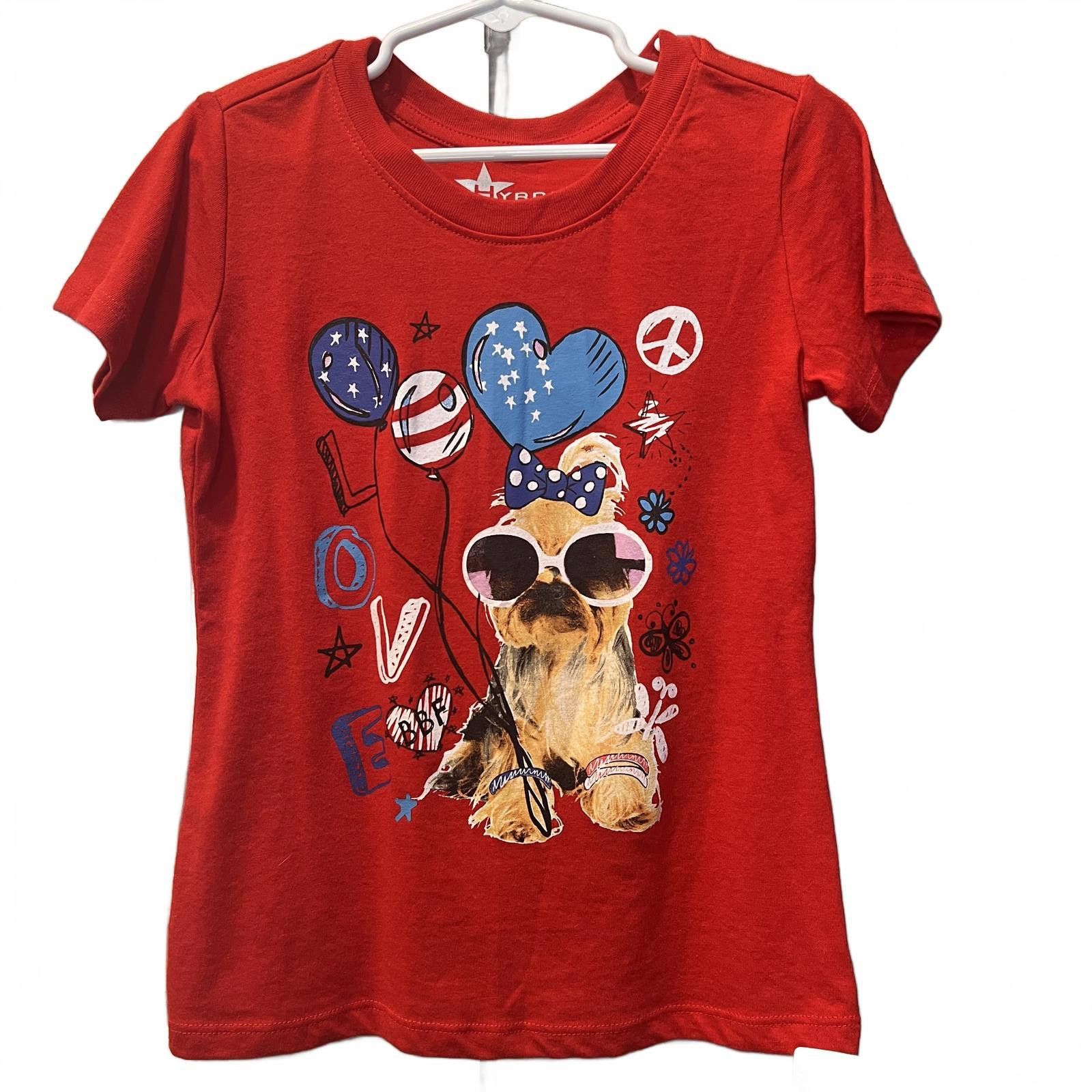 Other Hybrid Apparel Red Graphic Unisex Kids' T-Shirt Size L (6X) Size US L / EU 52-54 / 3 - 1 Thumbnail