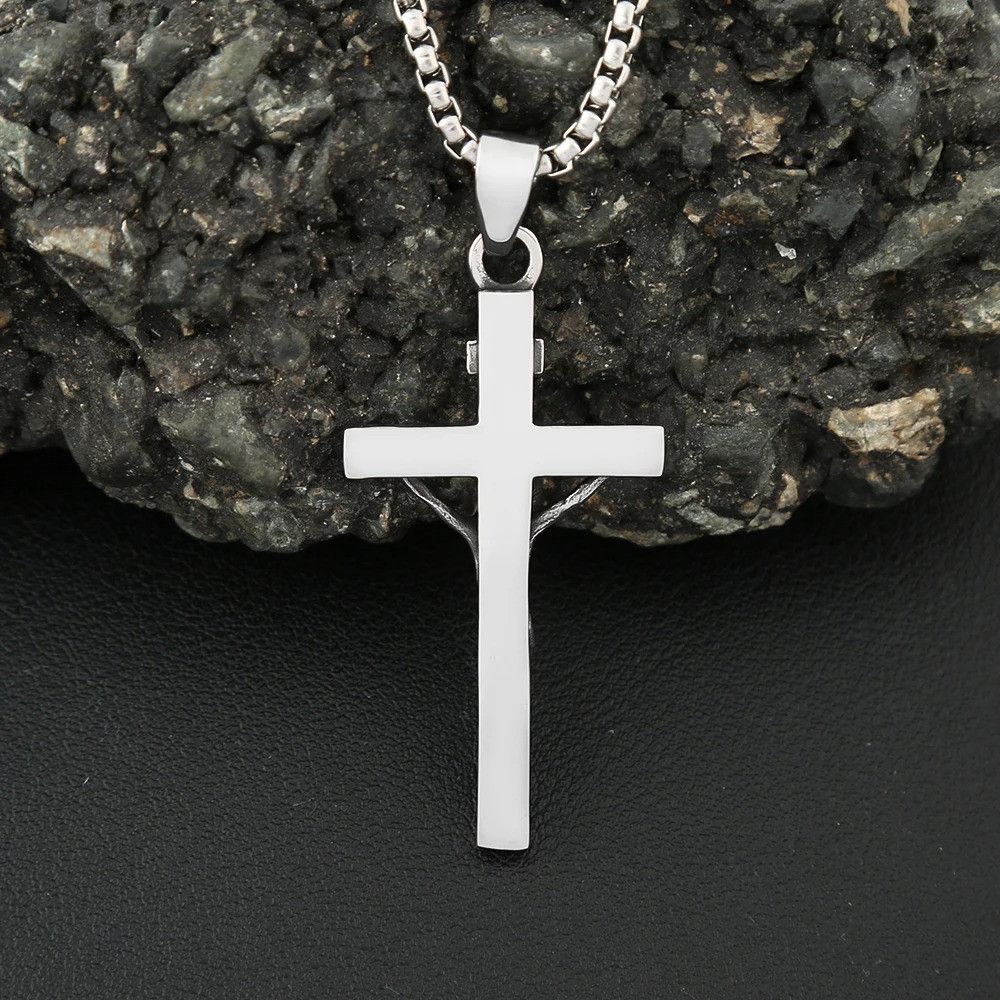 Vintage Jesus Cross Pendant Necklace Size ONE SIZE - 2 Thumbnail