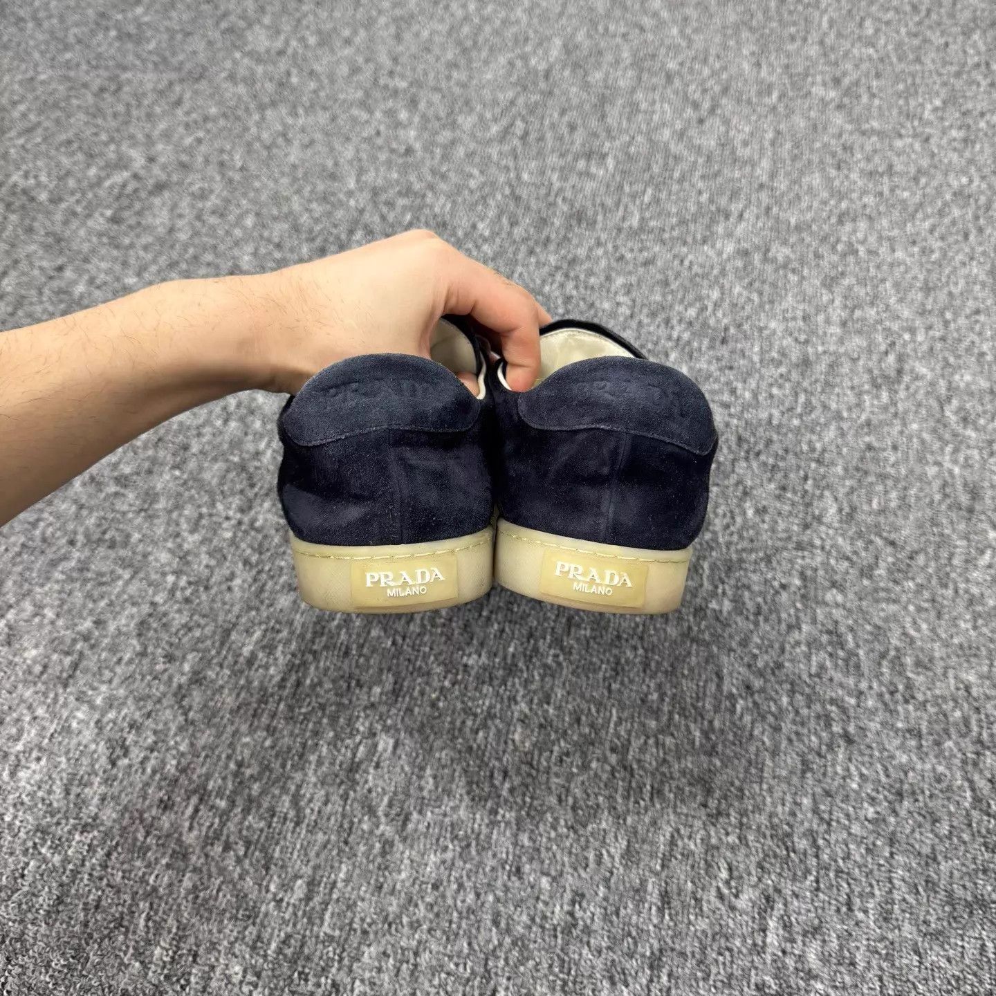 Prada Prada New Suede Triangle German Trainer 44 98 New Size US 10 / EU 43 - 5 Thumbnail