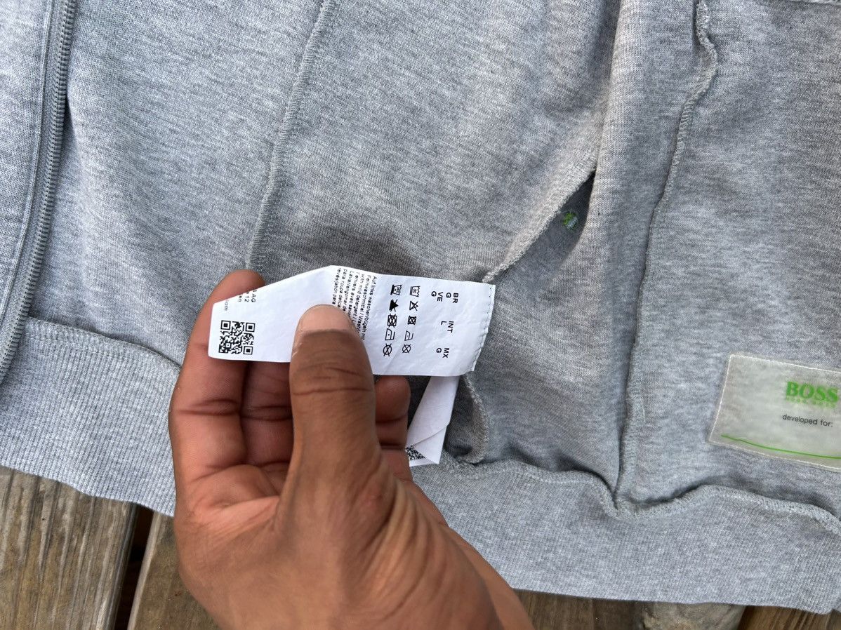 Hugo Boss HUGO Light Gray Zip-Up Hoodie Size US S / EU 44-46 / 1 - 10 Thumbnail