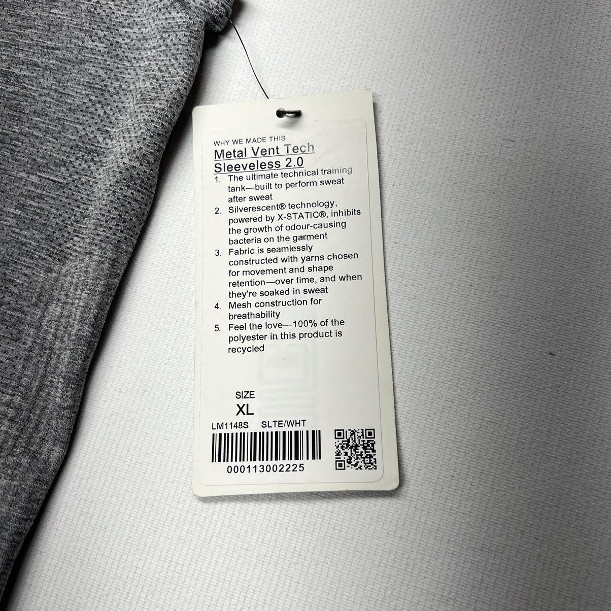 Lululemon LuluLemon Metal Vent Tech Sleeveless 2.0 Tee Shirt Tank Top Size US XL / EU 56 / 4 - 6 Thumbnail