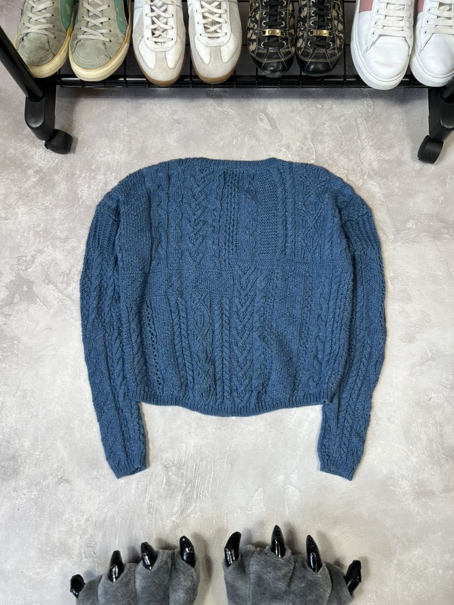 Polo Ralph Lauren × Vintage Vintage Polo Ralph Lauren USA Flag Cropped Sweater Size S / US 4 / IT 40 - 9 Thumbnail