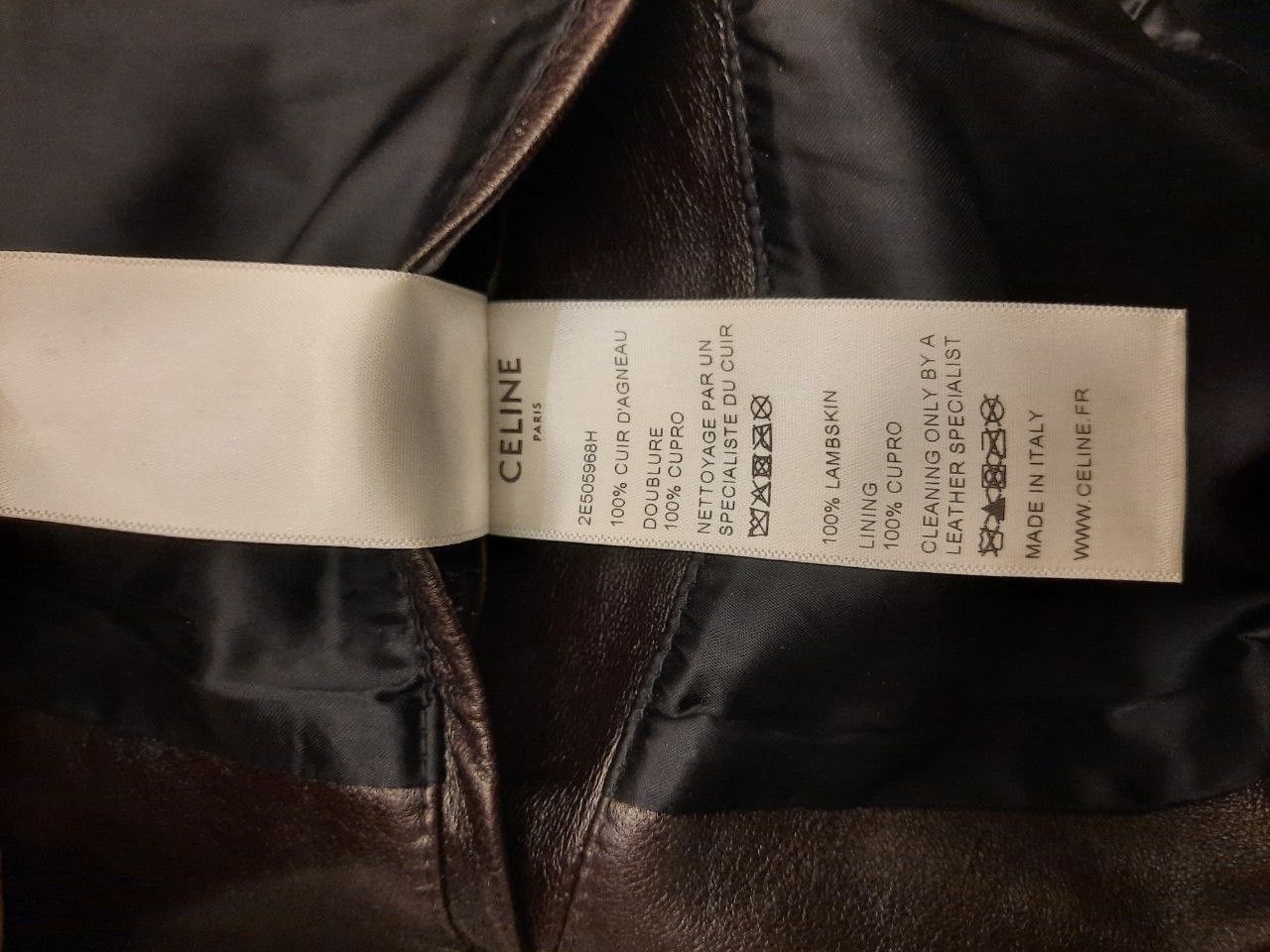 Celine Leather Trucker Blouson Jacket Size US S / EU 44-46 / 1 - 4 Thumbnail
